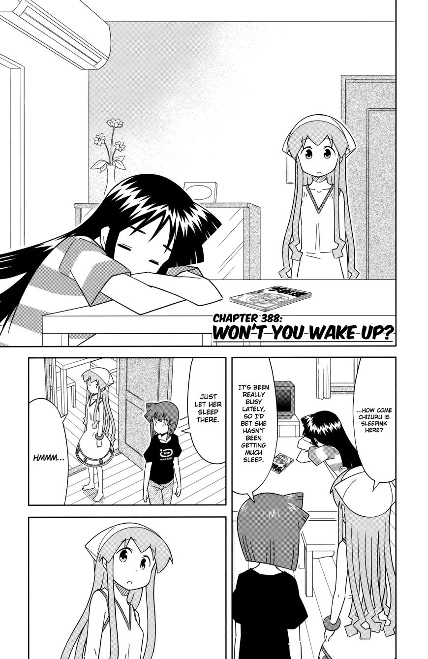 Shinryaku! Ika Musume Chapter 388 page 1 - Chapter 388 : Won't You Wake Up?