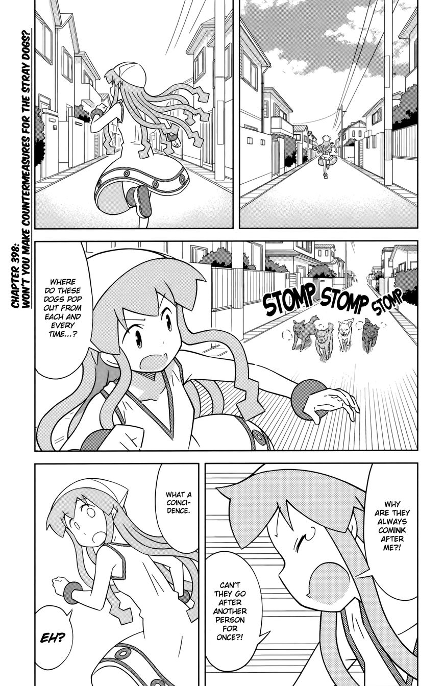 Shinryaku! Ika Musume Chapter 398 page 1 - Chapter 398 : Won't You Make Countermeasures For The Stray Dogs?
