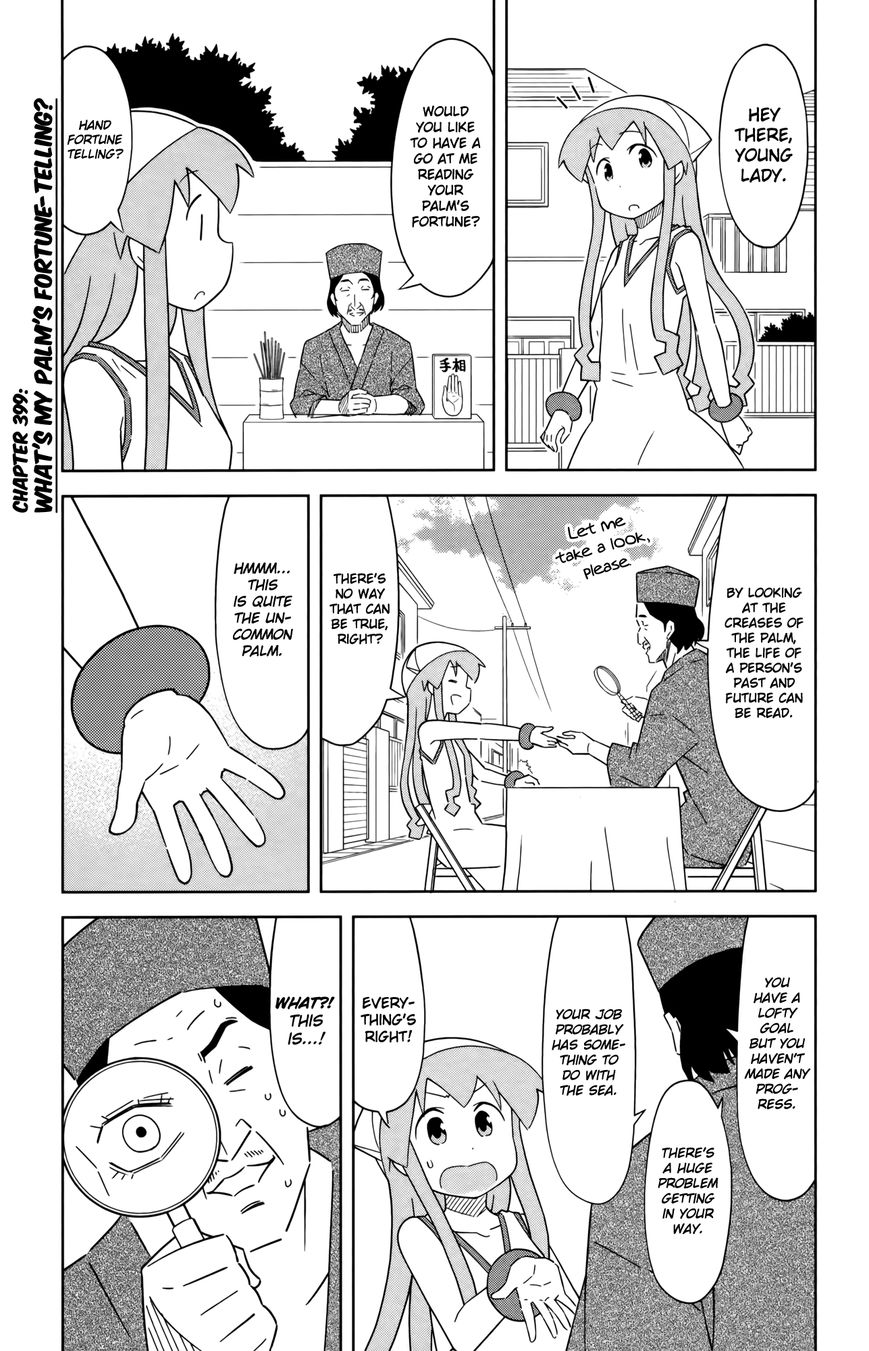 Shinryaku! Ika Musume Chapter 399 page 1 - Chapter 399 : What's My Palm's Fortune-Telling?