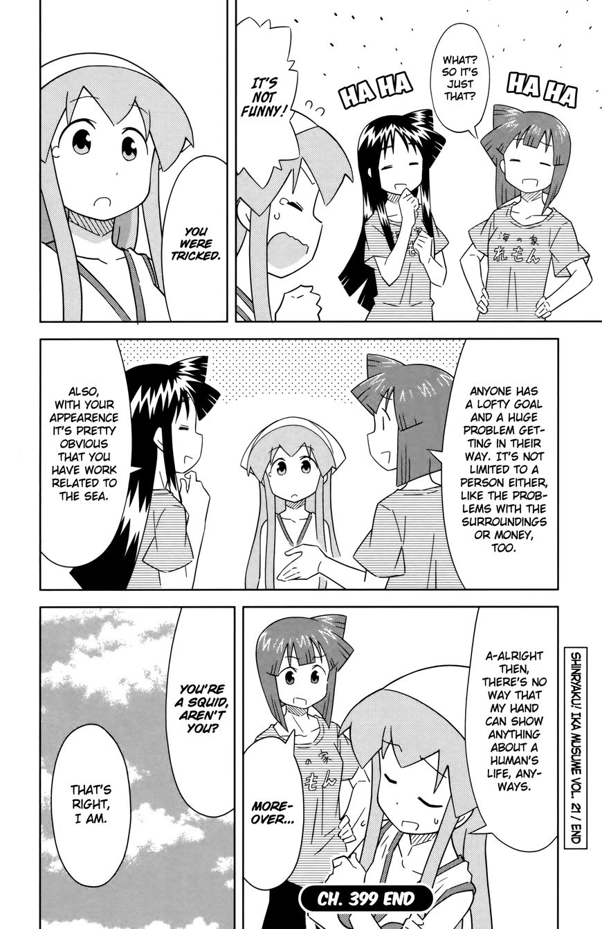 Shinryaku! Ika Musume Chapter 399 page 8 - Chapter 399 : What's My Palm's Fortune-Telling?