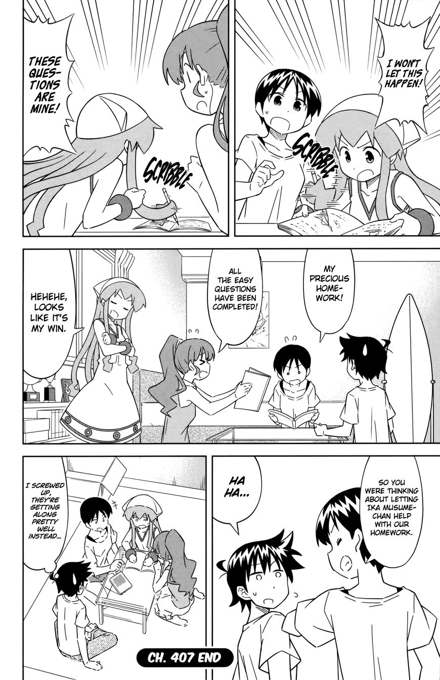 Shinryaku! Ika Musume Chapter 407 page 8 - Chapter 407 : Won't You Do Your Homework?