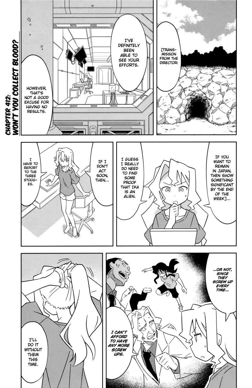Shinryaku! Ika Musume Chapter 412 page 1 - Chapter 412 : Won't You Collect Blood?