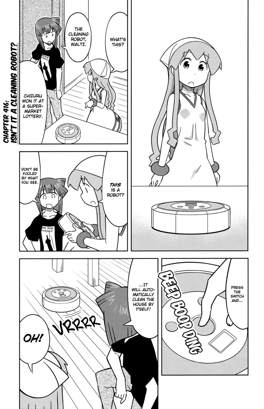 Shinryaku! Ika Musume Chapter 416 page 1 - Chapter 416 : Isn't It A Cleaning Robot?