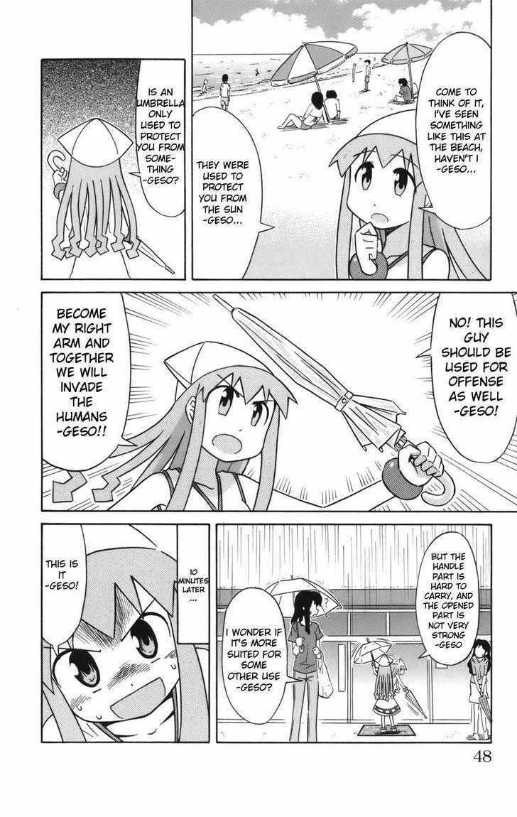 Shinryaku! Ika Musume Chapter 44 page 7 - Chapter 44 : Won't You Use an Umbrella?