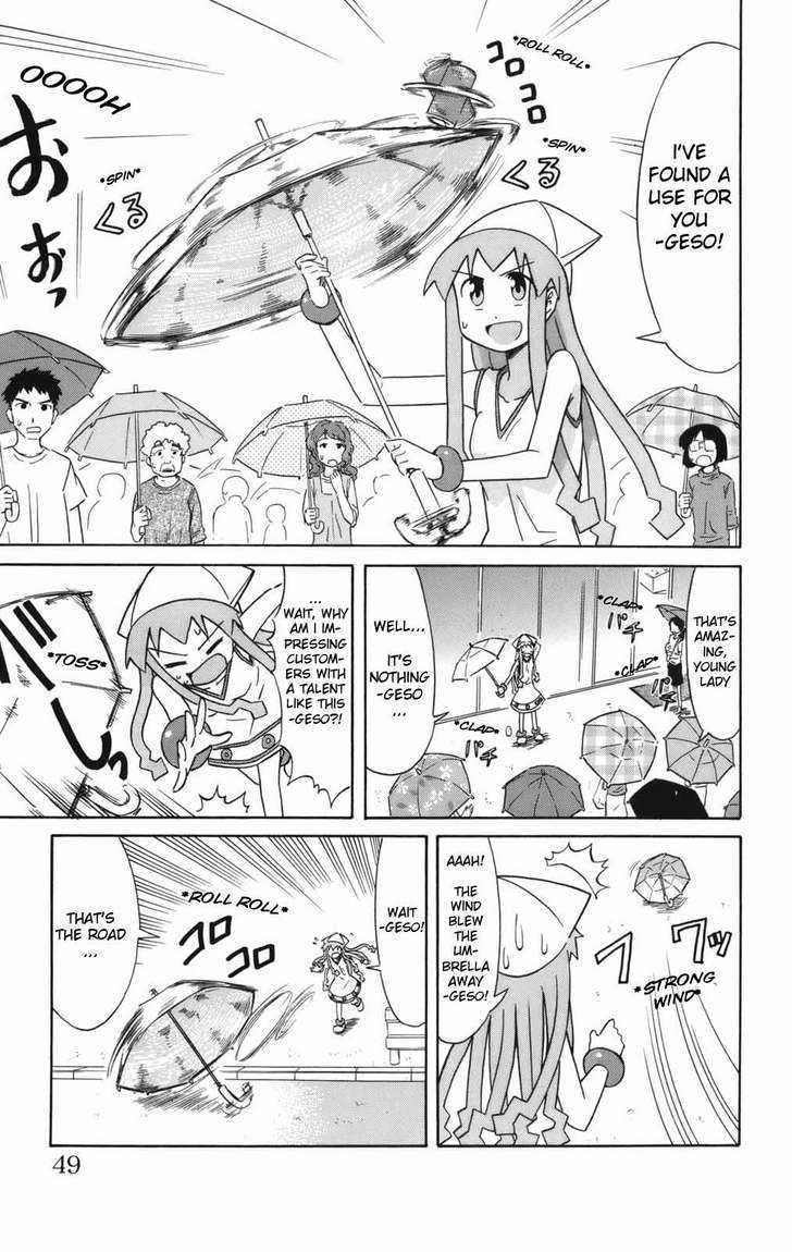 Shinryaku! Ika Musume Chapter 44 page 8 - Chapter 44 : Won't You Use an Umbrella?