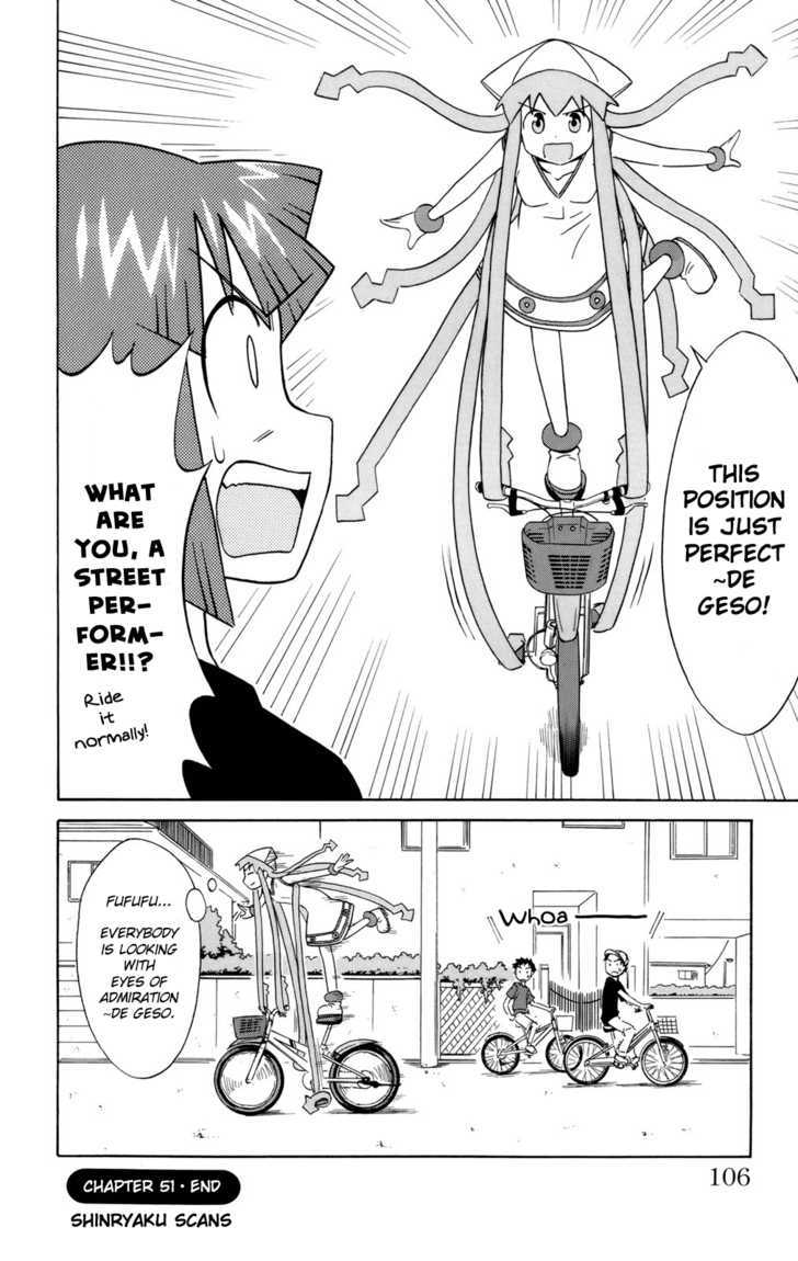 Shinryaku! Ika Musume Chapter 51 page 8 - Chapter 51 : Won't You Pedal?