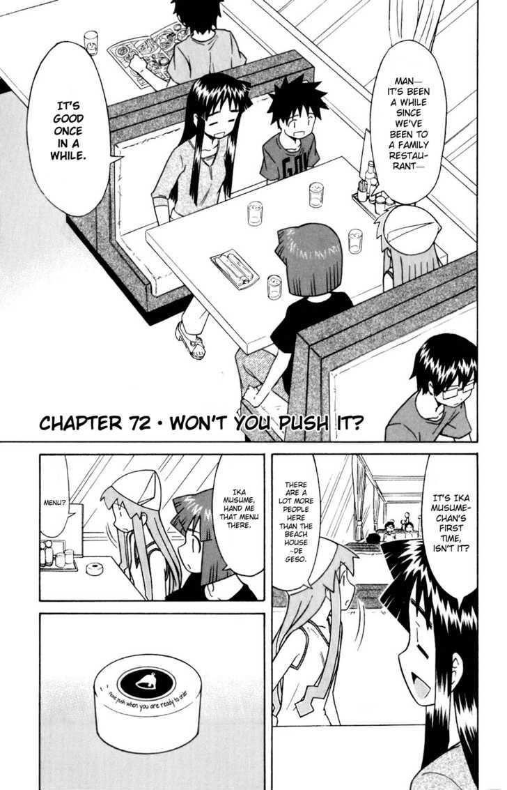 Shinryaku! Ika Musume Chapter 72 page 1 - Chapter 72 : Won't You Push It?