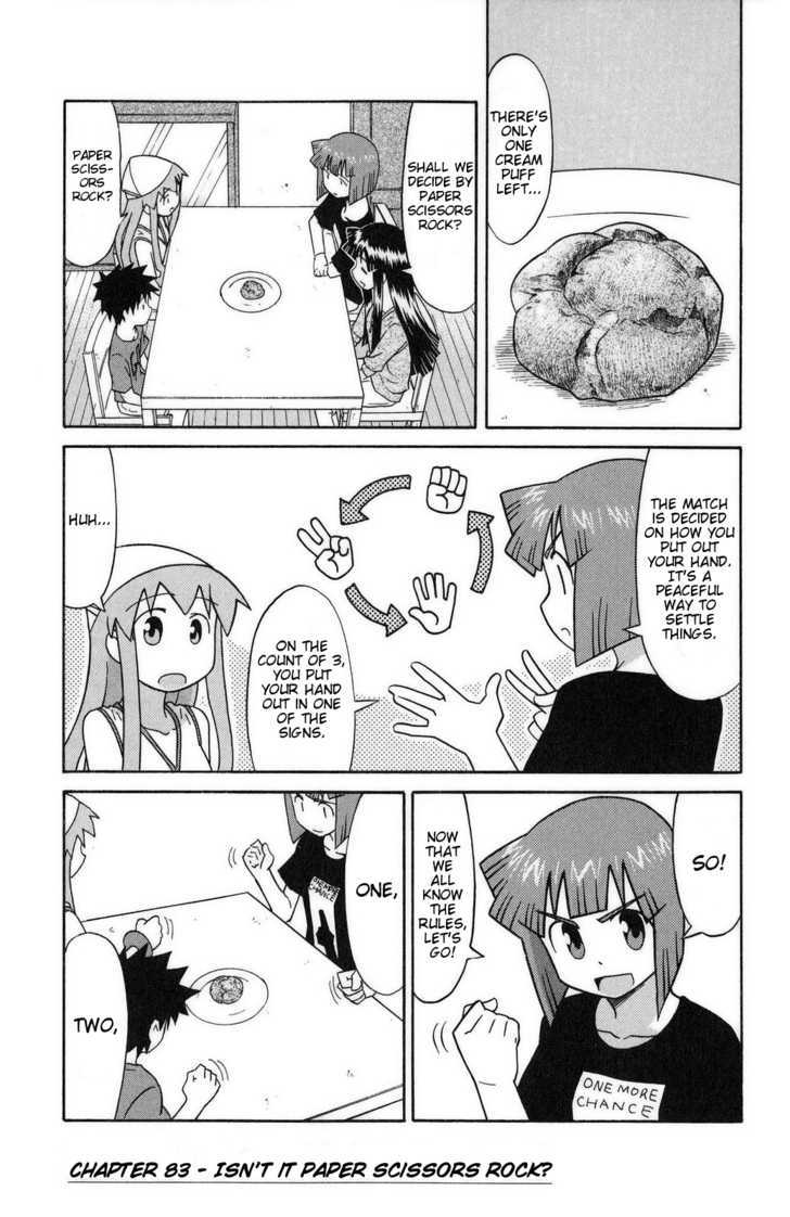 Shinryaku! Ika Musume Chapter 83 page 1 - Chapter 83 : Isn't it Paper Scissors Rock?