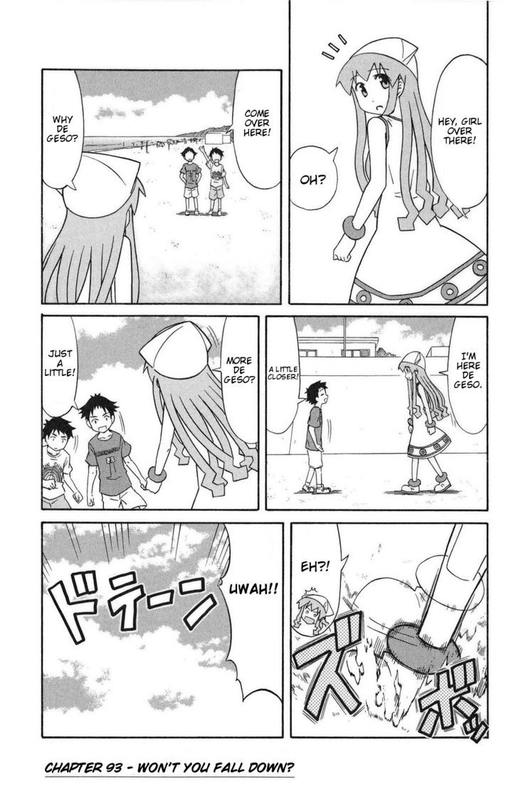 Shinryaku! Ika Musume Chapter 93 page 1 - Chapter 93 : Won't You Fall Down?