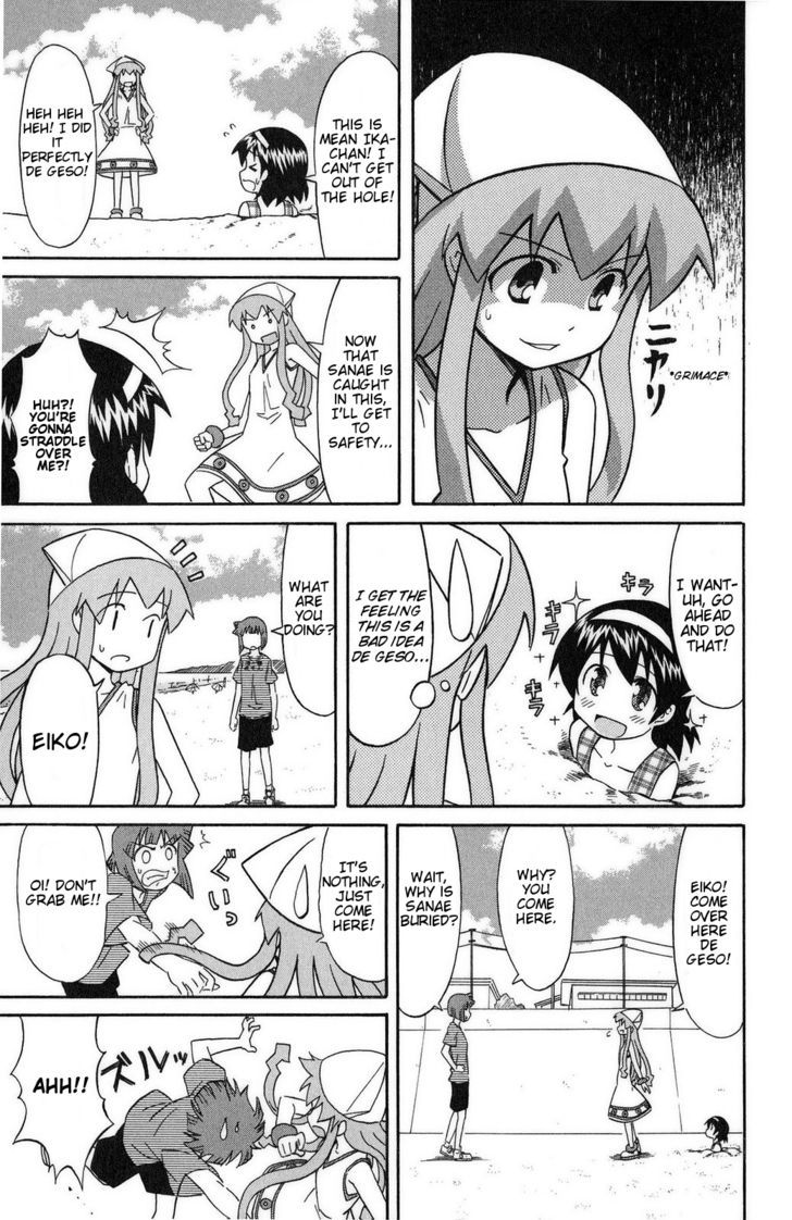 Shinryaku! Ika Musume Chapter 93 page 7 - Chapter 93 : Won't You Fall Down?
