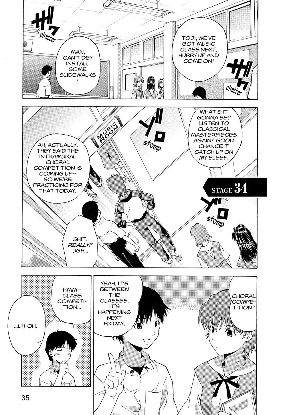 Shinseiki Evangelion: Ikari Shinji Ikusei Keikaku Chapter 34 page 1 - Chapter 34: Vol.6 Stage 34