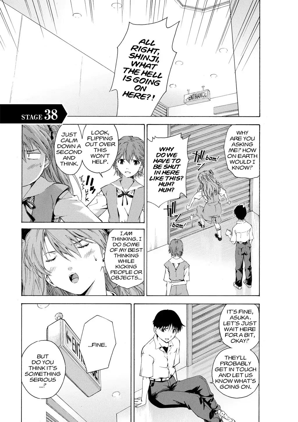 Shinseiki Evangelion: Ikari Shinji Ikusei Keikaku Chapter 38 page 1 - Chapter 38: Vol.6 Stage 38
