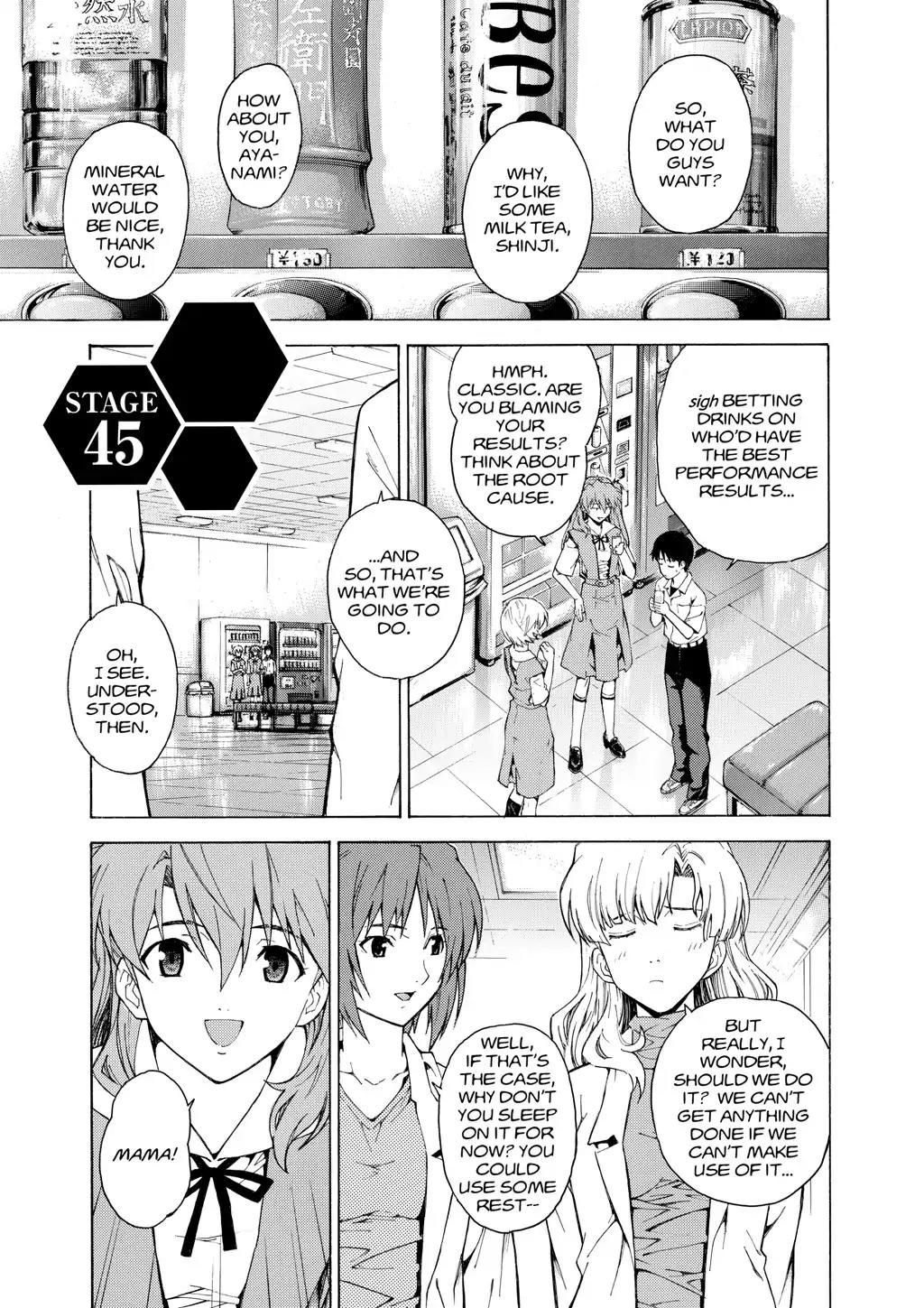 Shinseiki Evangelion: Ikari Shinji Ikusei Keikaku Chapter 45 page 1 - Chapter 45: Vol.8 Stage 45