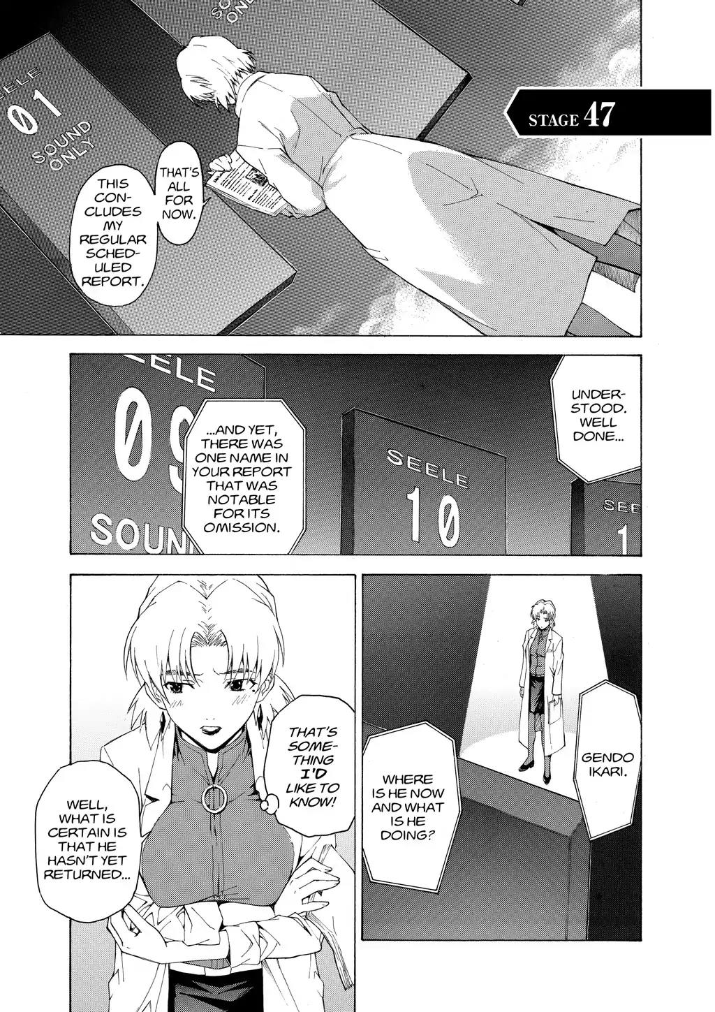 Shinseiki Evangelion: Ikari Shinji Ikusei Keikaku Chapter 47 page 1 - Chapter 47: Vol.8 Stage 47