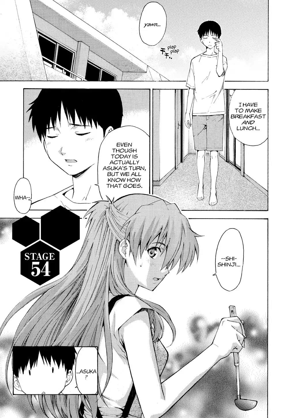 Shinseiki Evangelion: Ikari Shinji Ikusei Keikaku Chapter 54 page 1 - Chapter 54: Vol.9 Stage 54