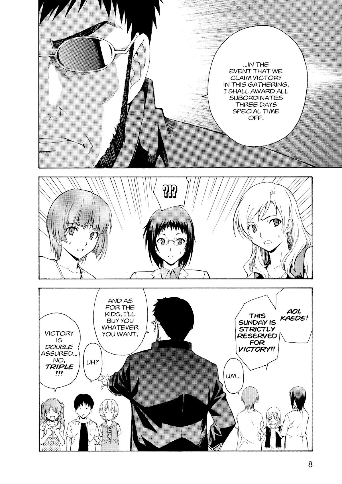 Shinseiki Evangelion: Ikari Shinji Ikusei Keikaku Chapter 55 page 8 - Chapter 55: Vol.10 Stage 55