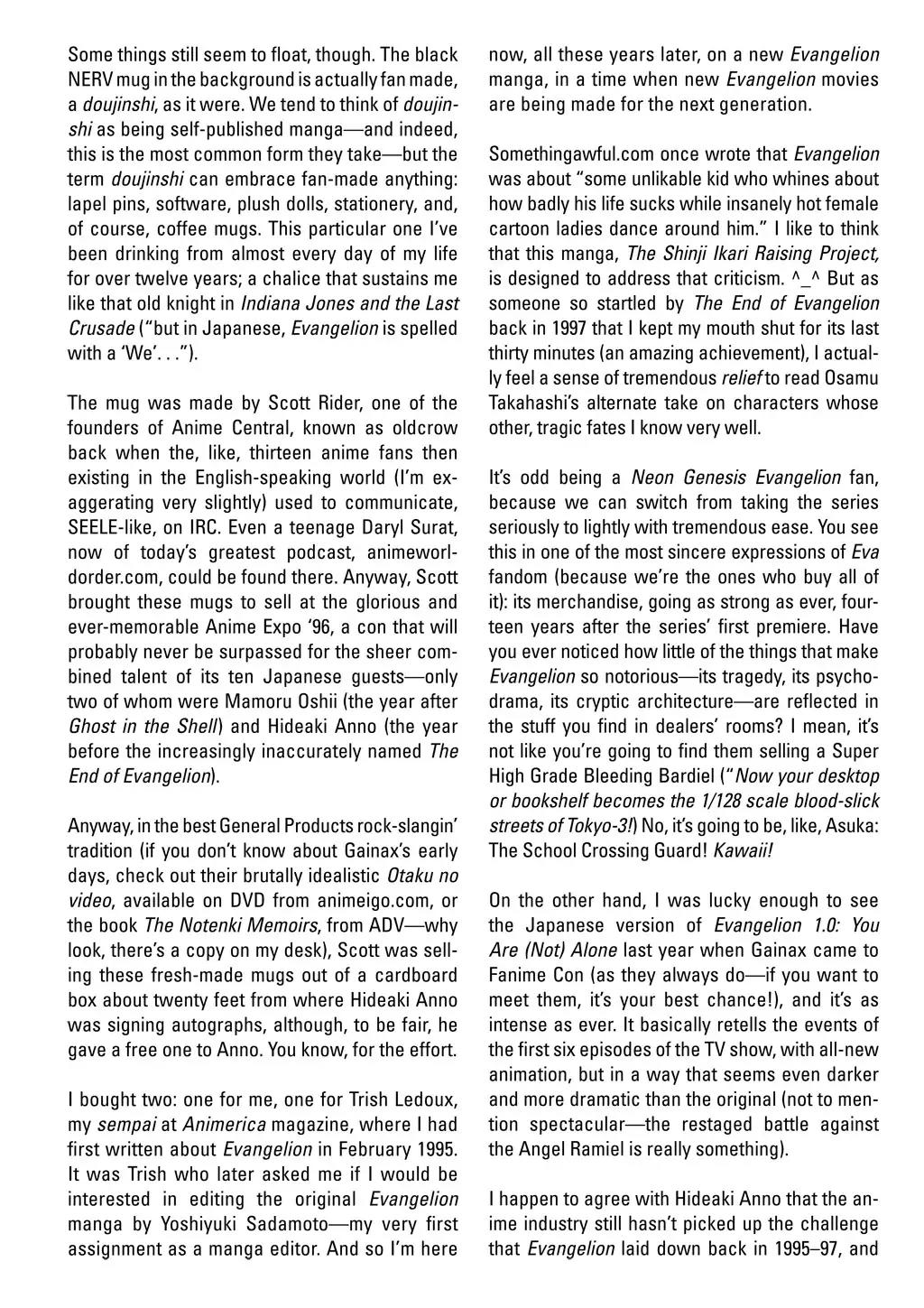 Shinseiki Evangelion: Ikari Shinji Ikusei Keikaku Chapter 7.5 page 11 - Vol.1 Bonus Pages