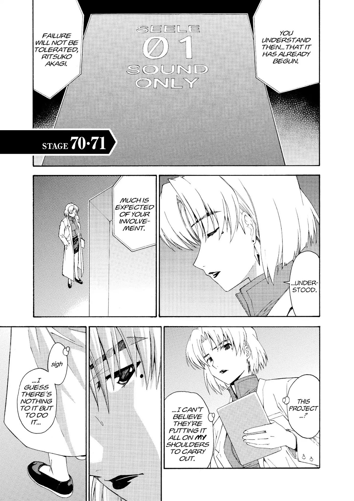 Shinseiki Evangelion: Ikari Shinji Ikusei Keikaku Chapter 70.71 page 1 - Chapter 70-chapter 71: Vol.12 Stage 70-71