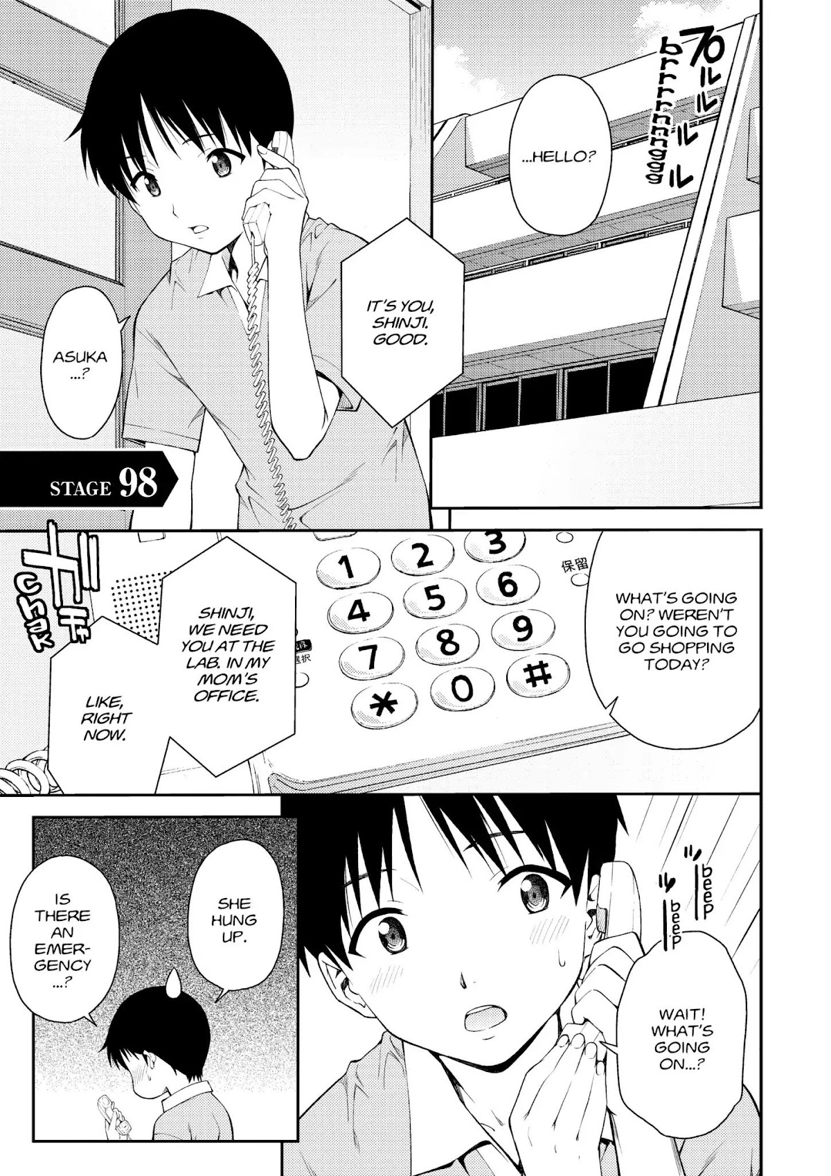 Shinseiki Evangelion: Ikari Shinji Ikusei Keikaku Chapter 98 page 1 - Chapter 98: Vol.17 Stage 98