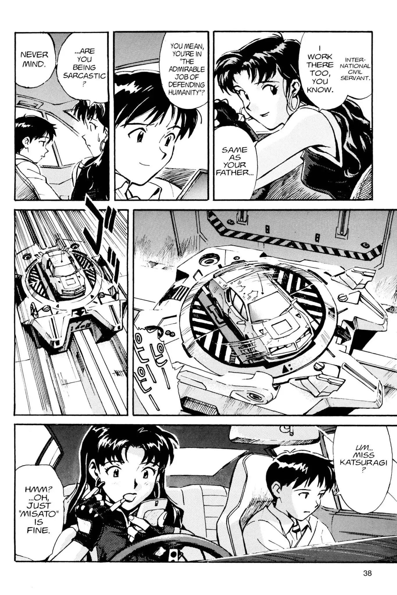 Shinseiki Evangelion Chapter 1 page 37 - Chapter 1: Vol.1 Stage 1: Angel Attack