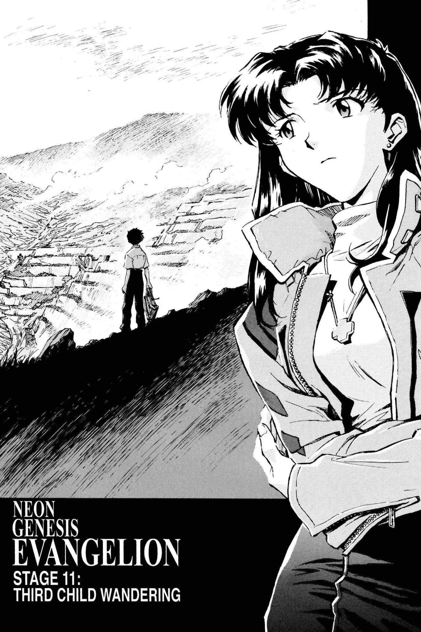 Shinseiki Evangelion Chapter 11 page 1 - Chapter 11: Vol.1 Stage 11: Third Child Wandering