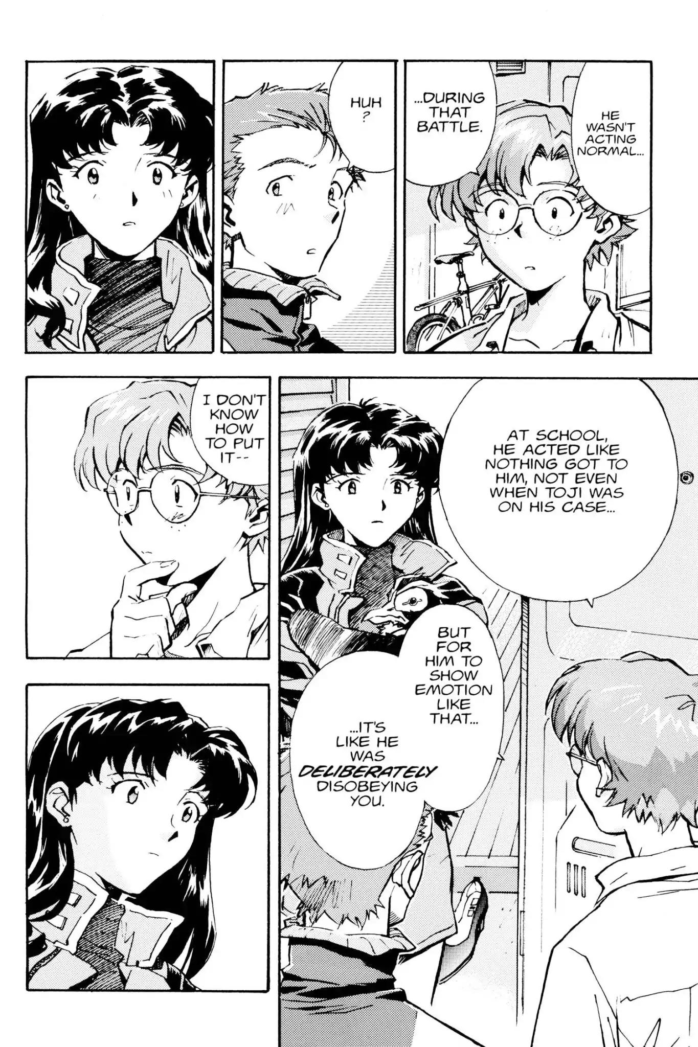 Shinseiki Evangelion Chapter 12 page 14 - Chapter 12: Vol.1 Stage 12: Fumbling Toward Kindness