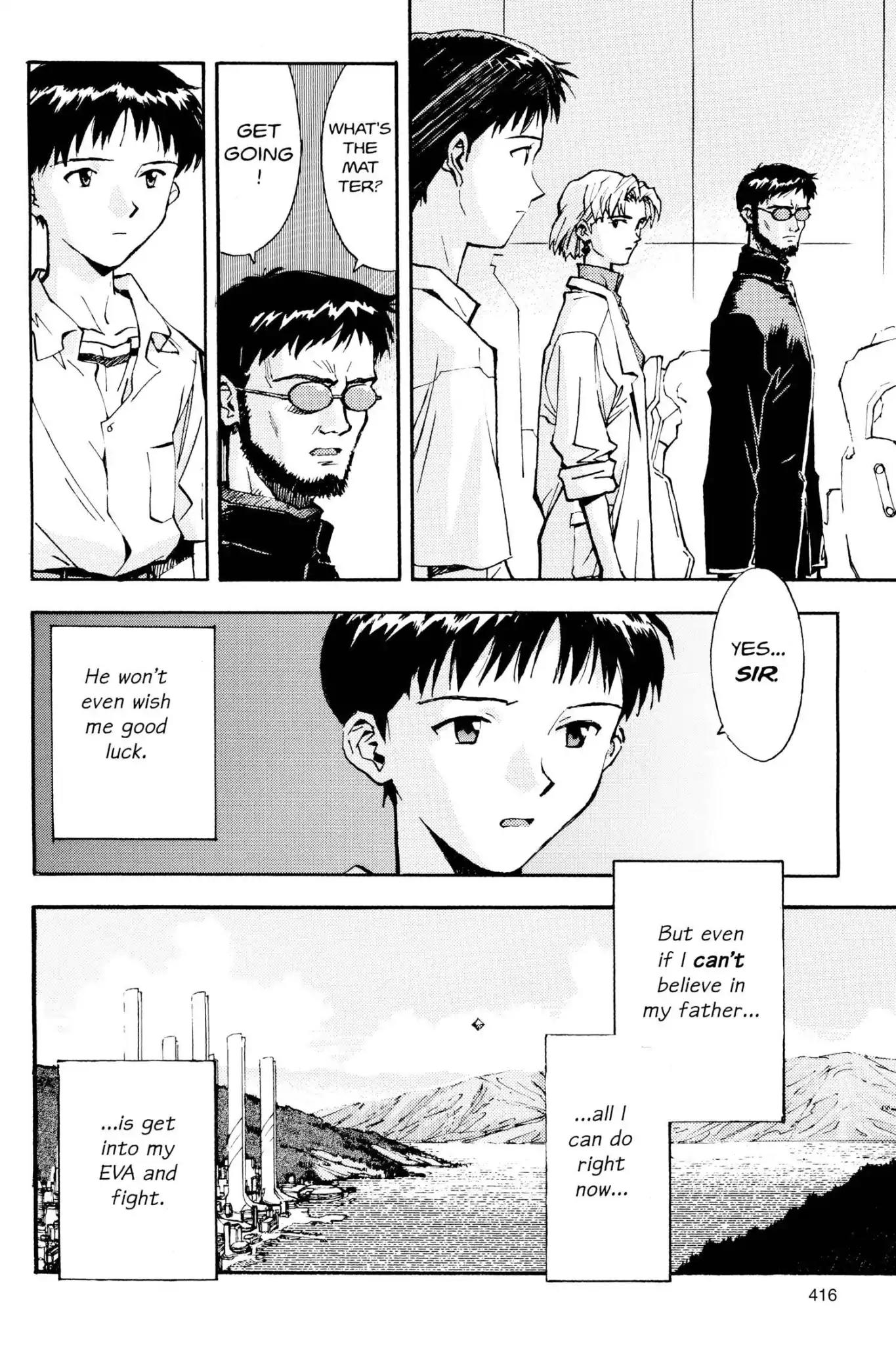 Shinseiki Evangelion Chapter 15 page 14 - Chapter 15: Vol.1 Stage 15: What Her Crimson Eyes Believe in