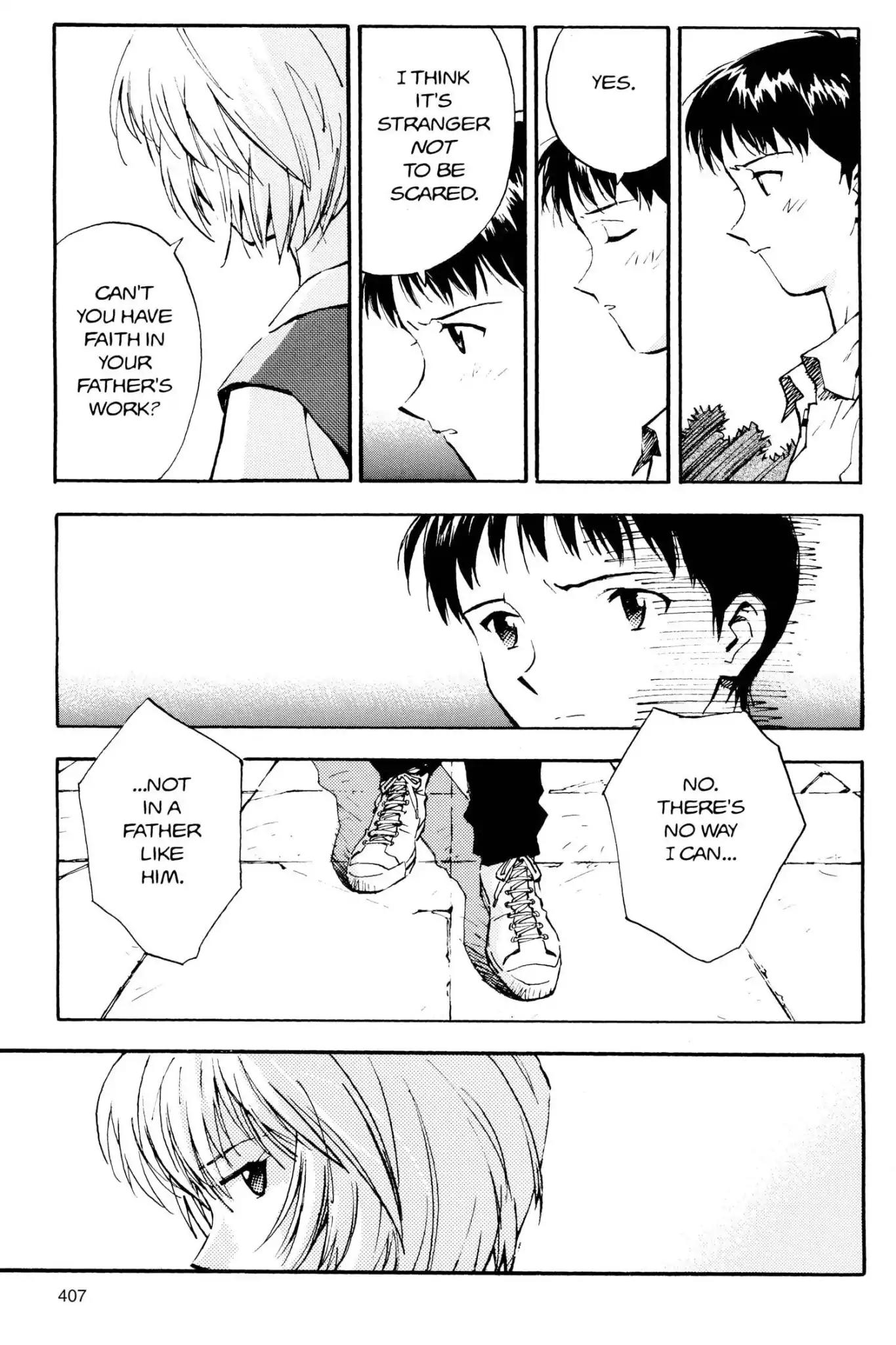 Shinseiki Evangelion Chapter 15 page 5 - Chapter 15: Vol.1 Stage 15: What Her Crimson Eyes Believe in