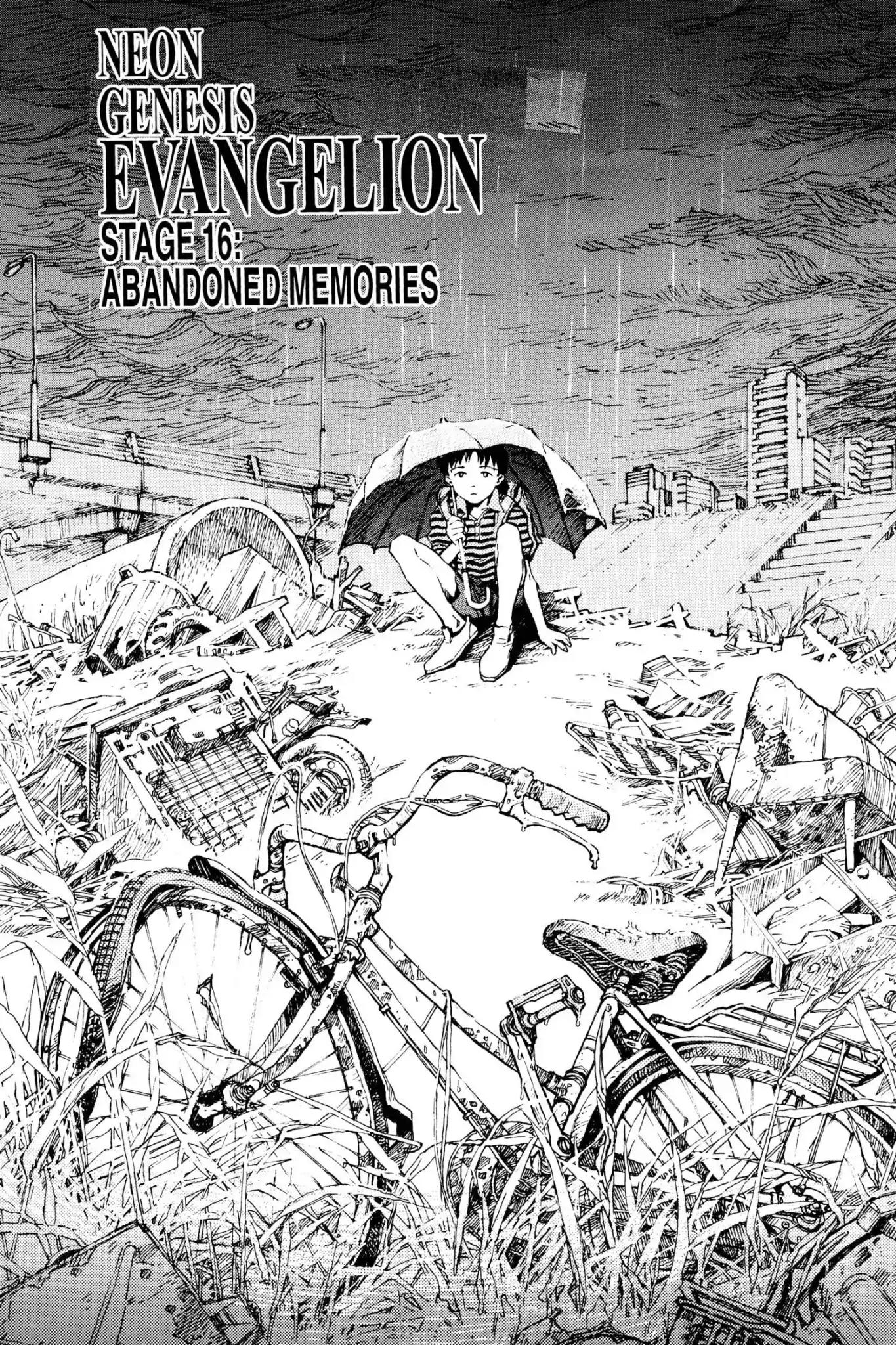 Shinseiki Evangelion Chapter 16 page 1 - Chapter 16: Vol.1 Stage 16: Abandoned Memories