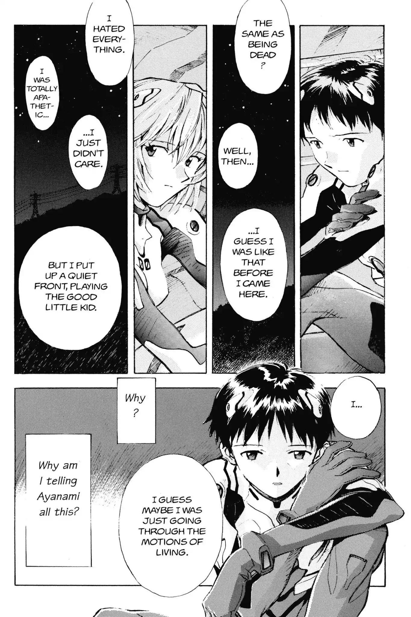 Shinseiki Evangelion Chapter 17 page 18 - Chapter 17: Vol.1 Stage 17: The Night Before Battle