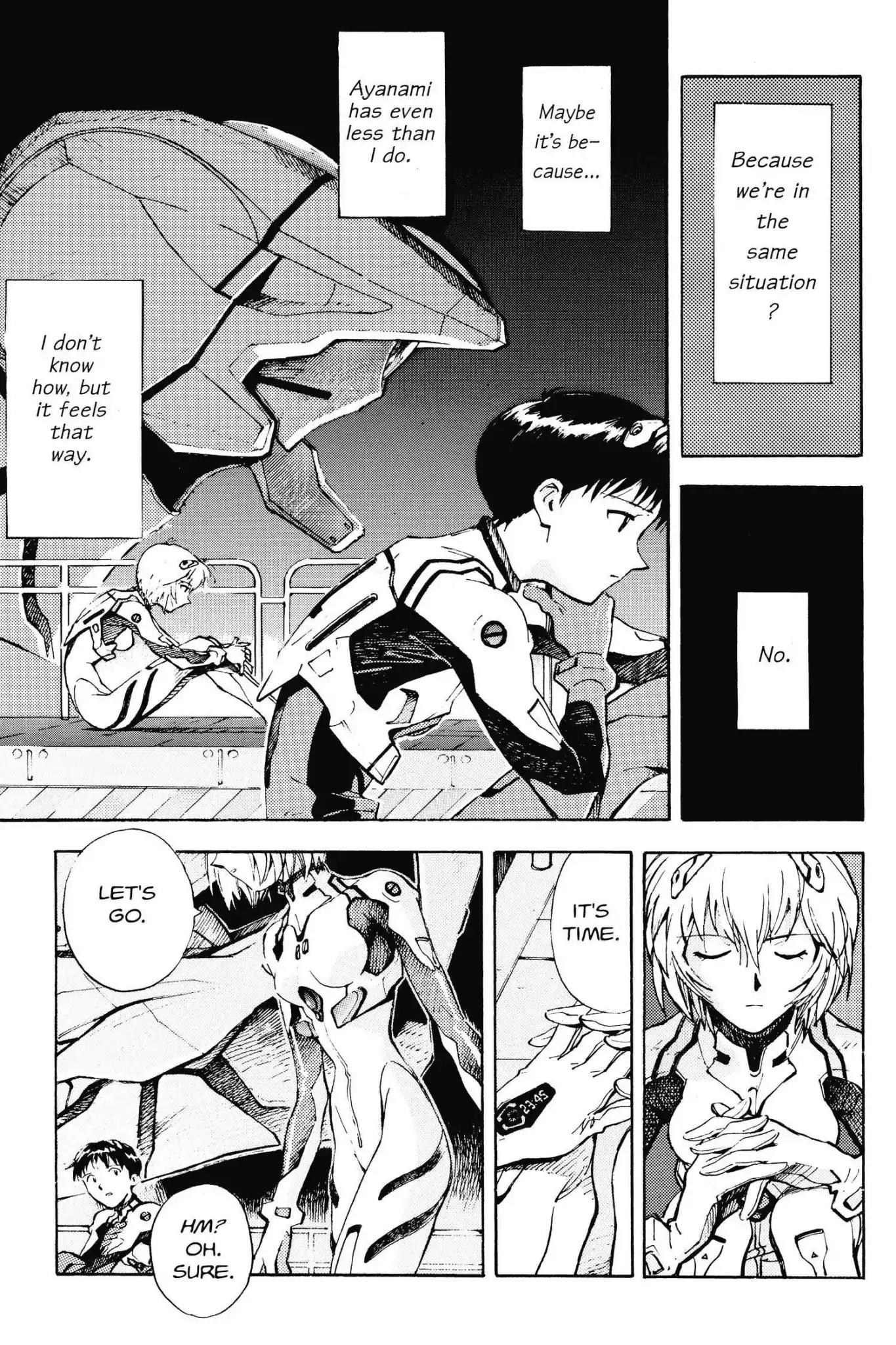 Shinseiki Evangelion Chapter 17 page 19 - Chapter 17: Vol.1 Stage 17: The Night Before Battle