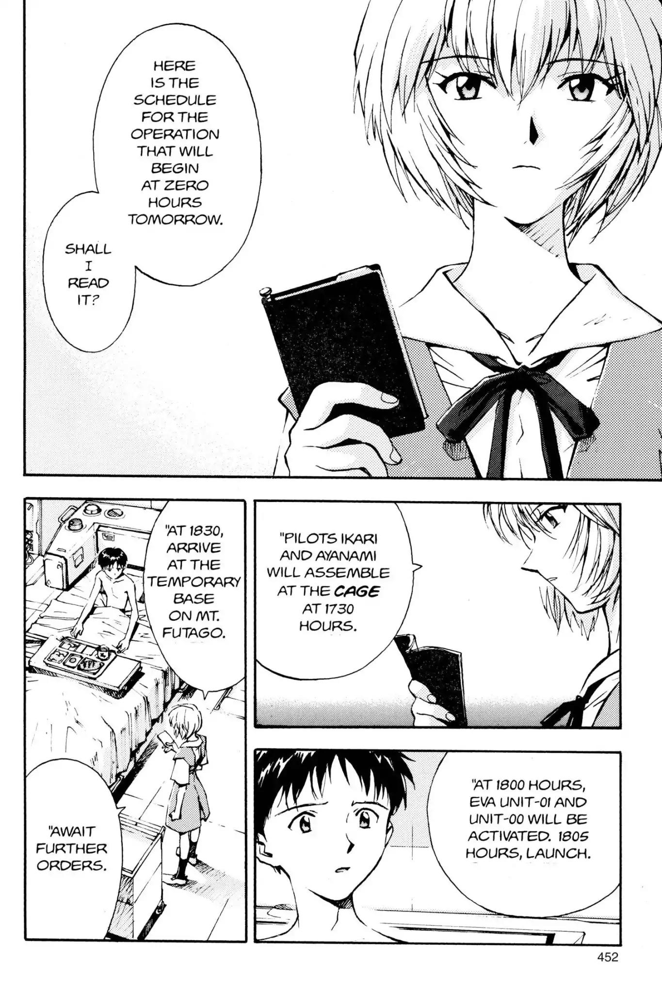 Shinseiki Evangelion Chapter 17 page 2 - Chapter 17: Vol.1 Stage 17: The Night Before Battle