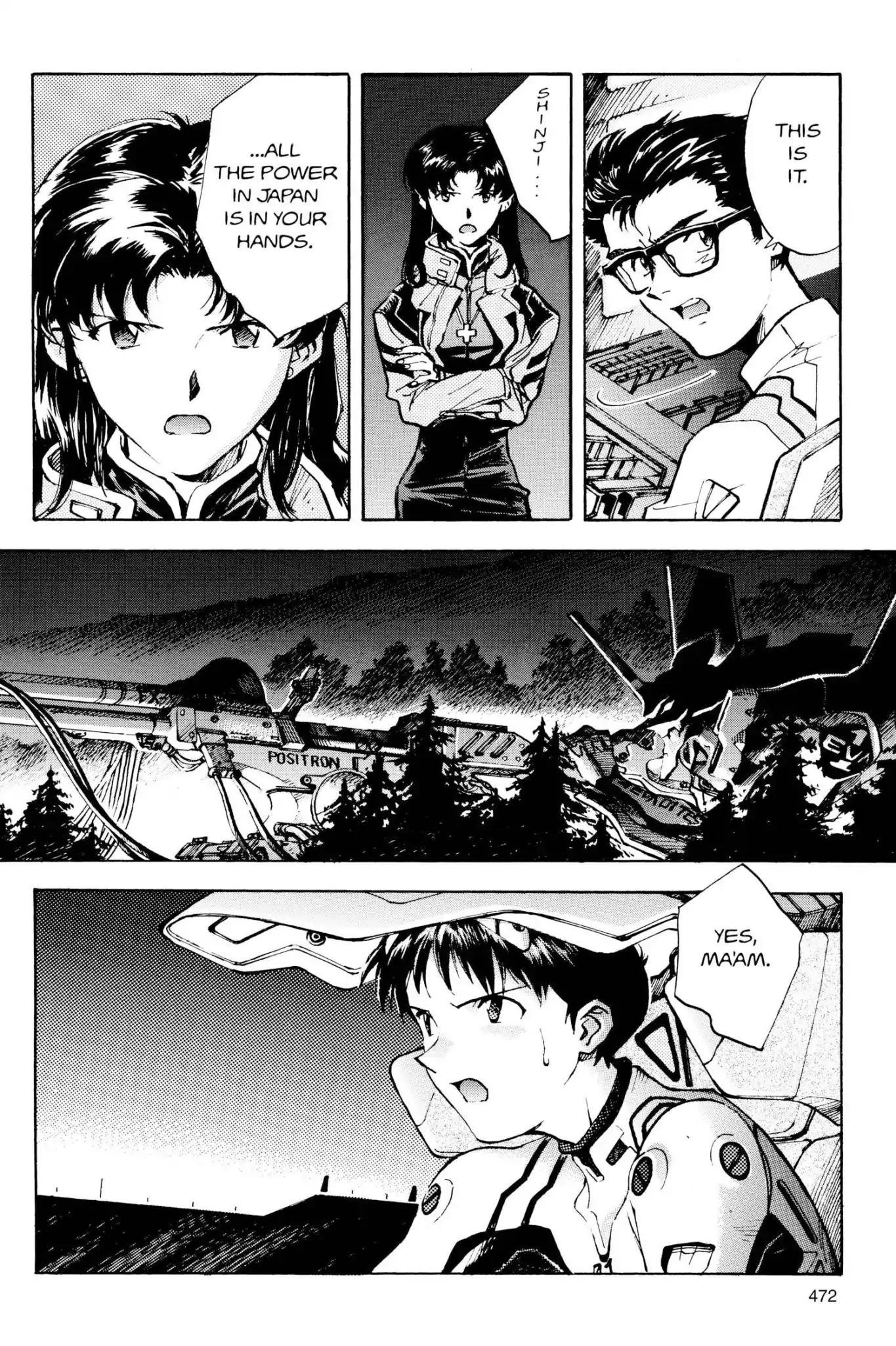 Shinseiki Evangelion Chapter 17 page 22 - Chapter 17: Vol.1 Stage 17: The Night Before Battle