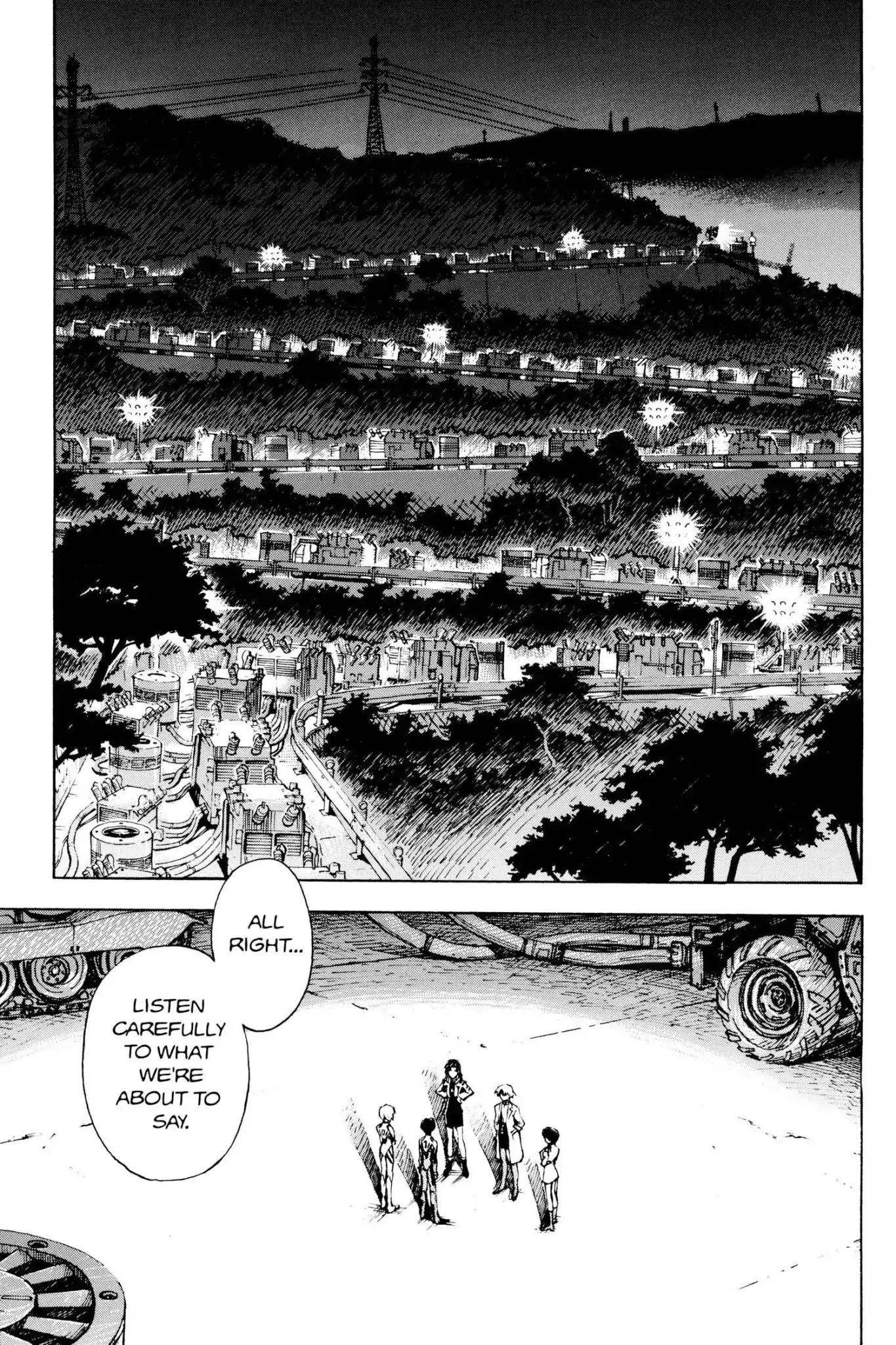 Shinseiki Evangelion Chapter 17 page 9 - Chapter 17: Vol.1 Stage 17: The Night Before Battle