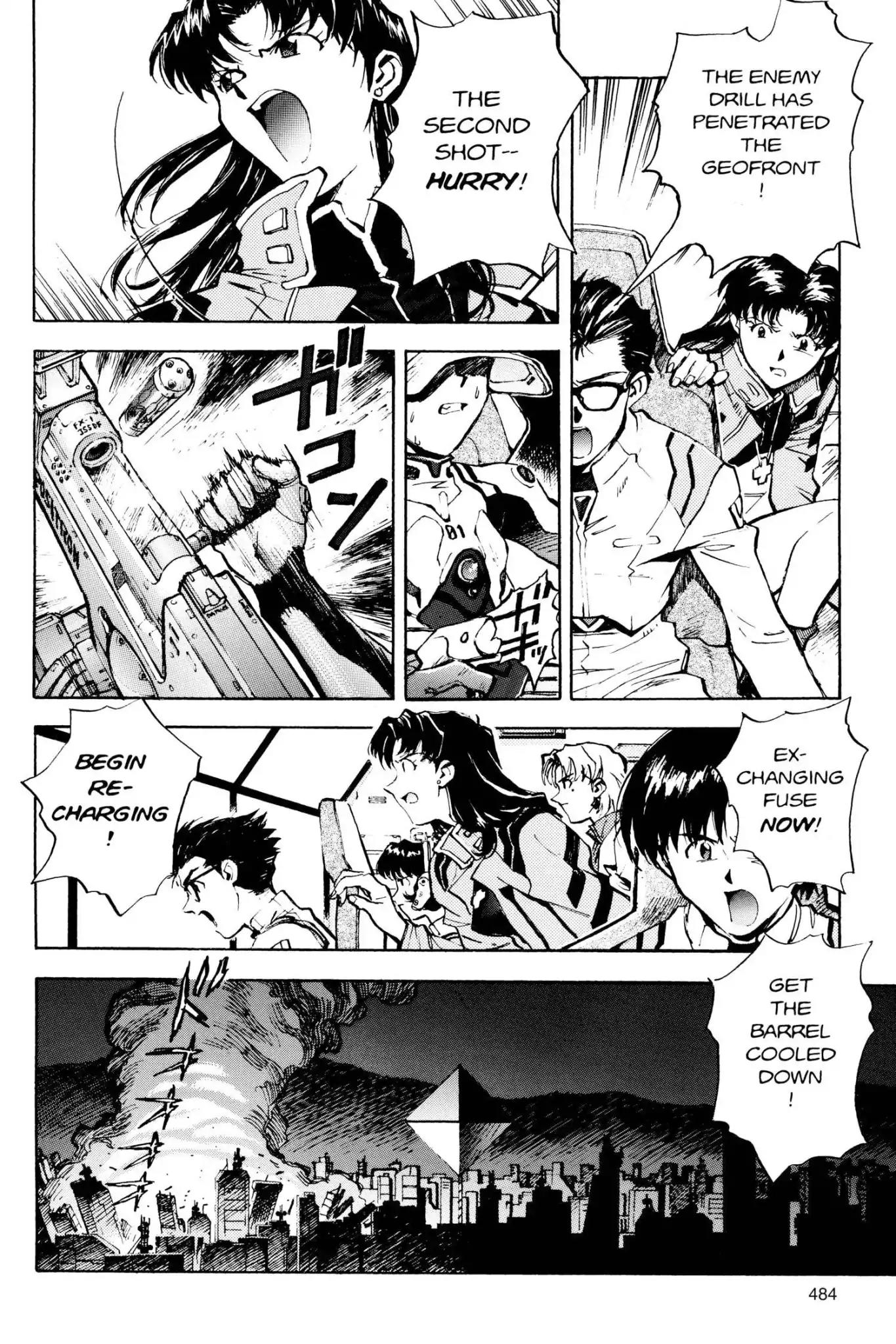 Shinseiki Evangelion Chapter 18 page 10 - Chapter 18: Vol.1 Stage 18: Blood Battle