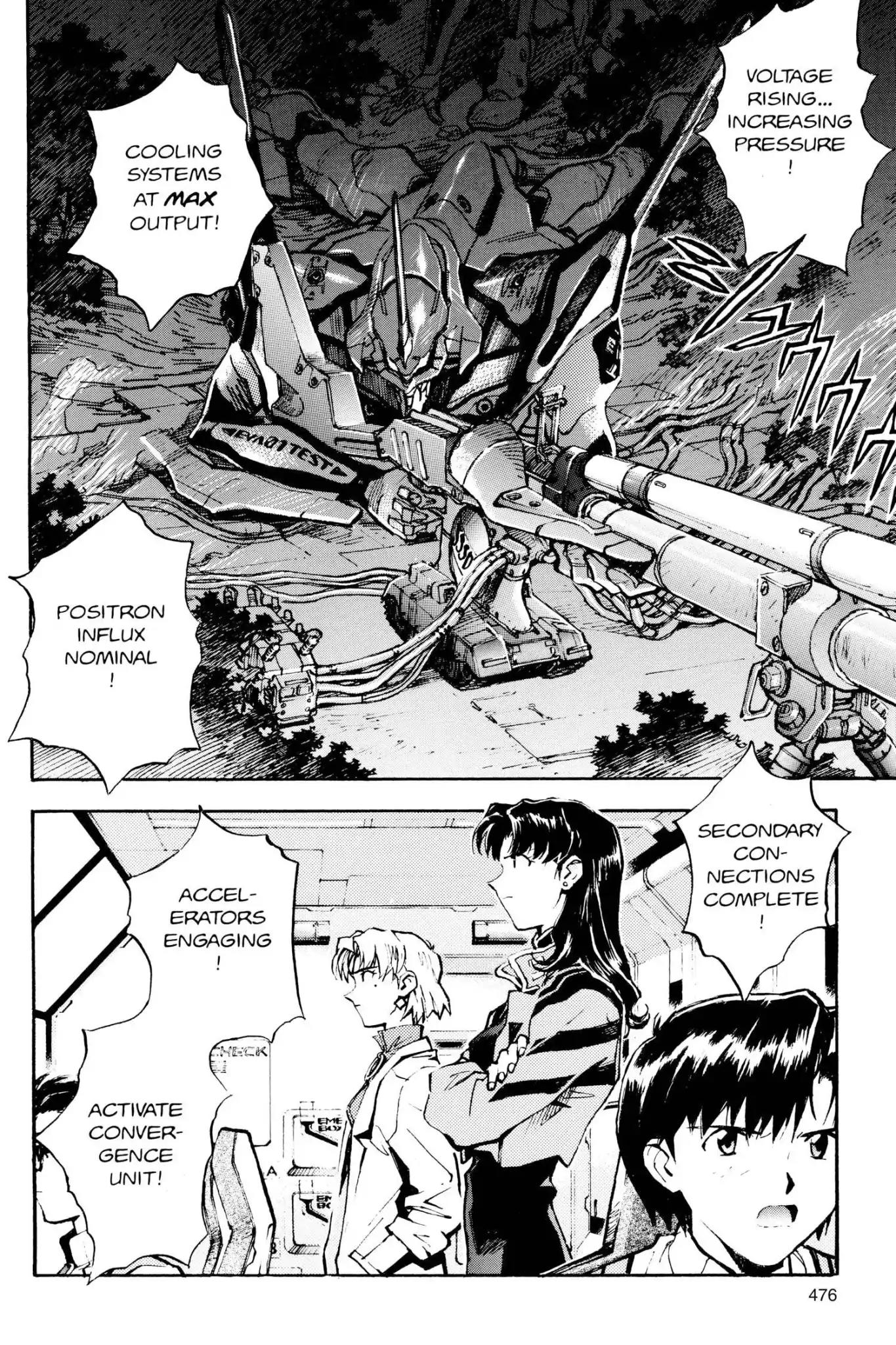 Shinseiki Evangelion Chapter 18 page 2 - Chapter 18: Vol.1 Stage 18: Blood Battle