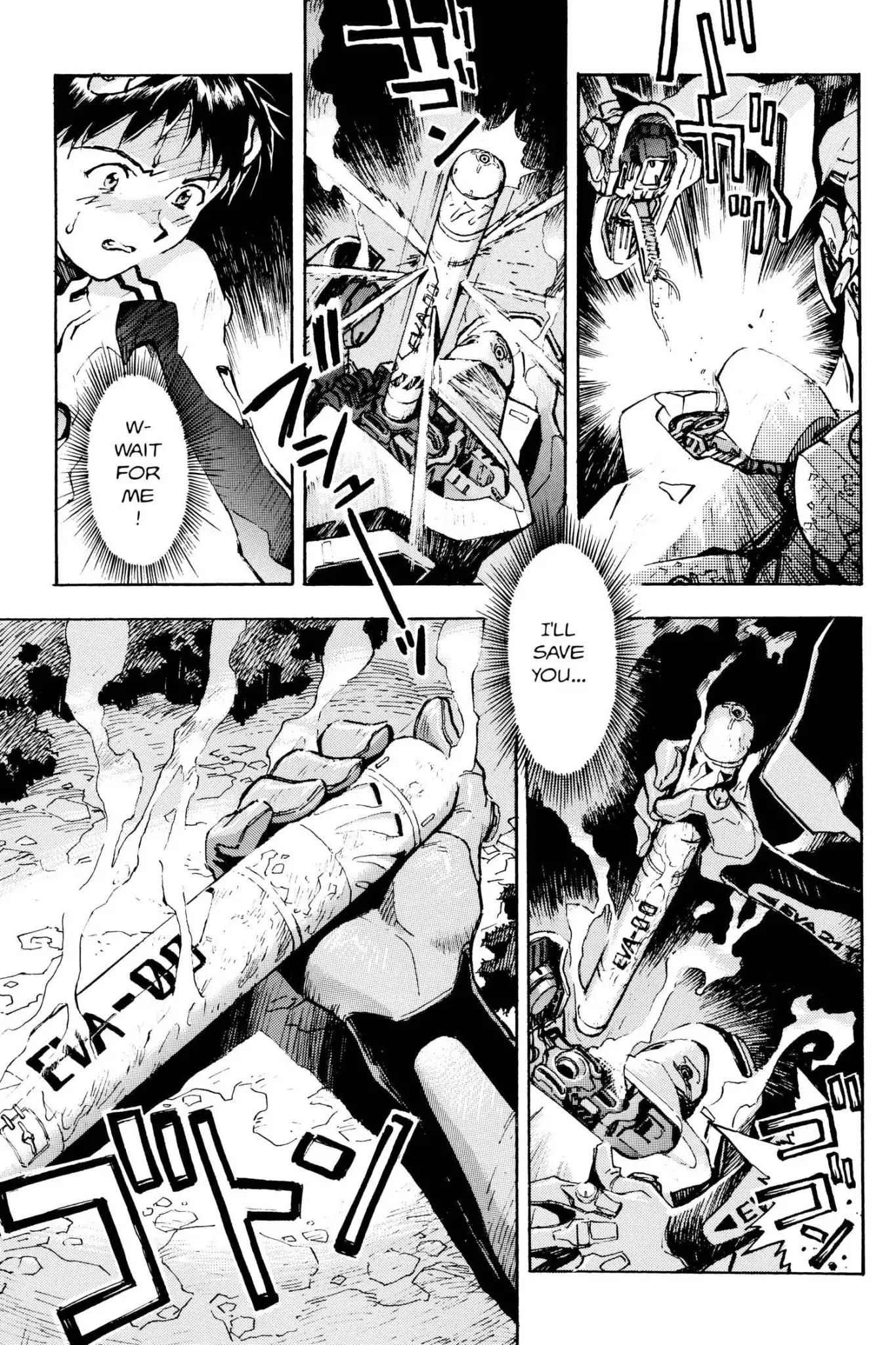 Shinseiki Evangelion Chapter 19 page 10 - Chapter 19: Vol.1 Stage 19: The Moon Inside the Darkness