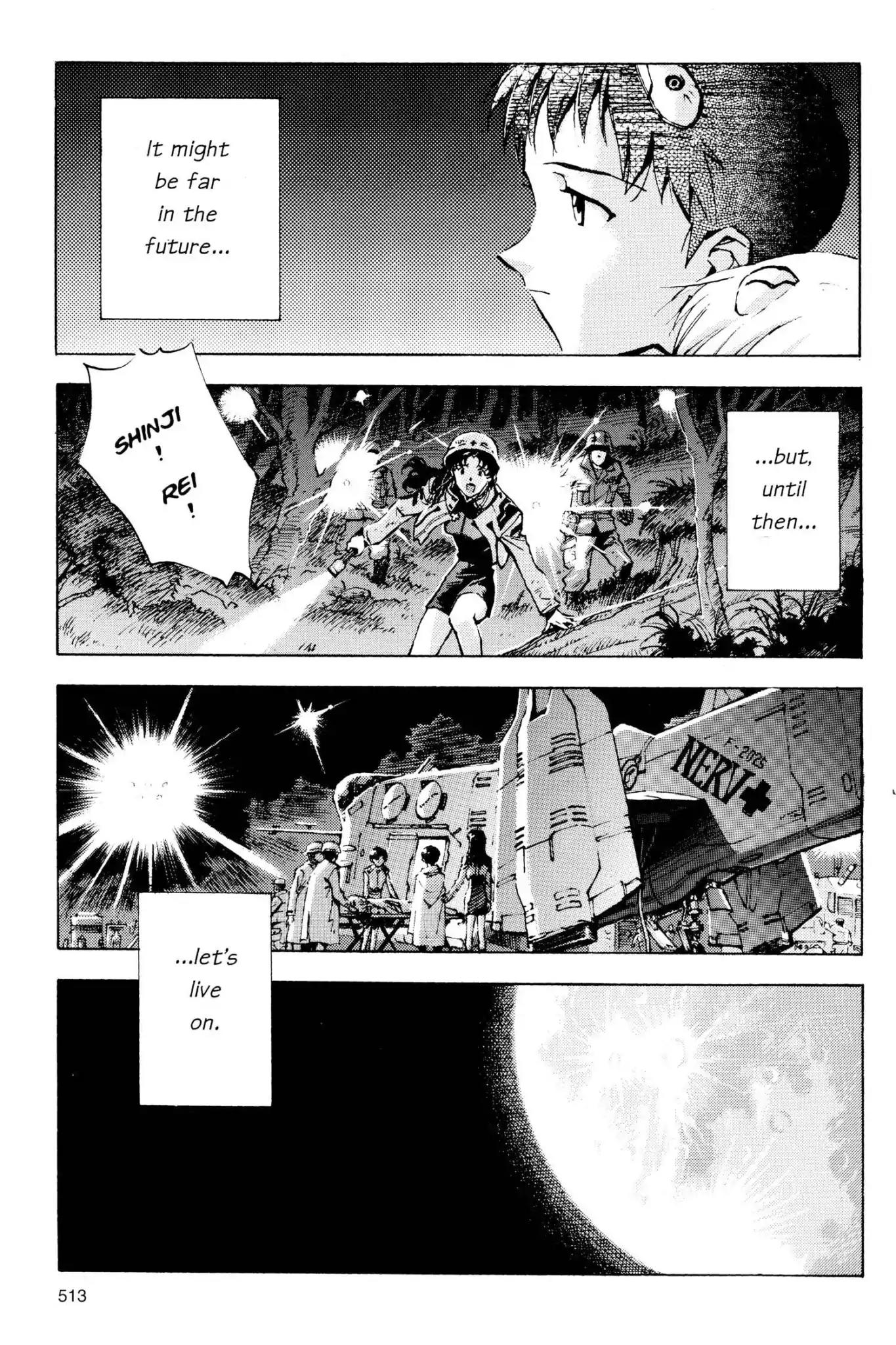 Shinseiki Evangelion Chapter 19 page 22 - Chapter 19: Vol.1 Stage 19: The Moon Inside the Darkness