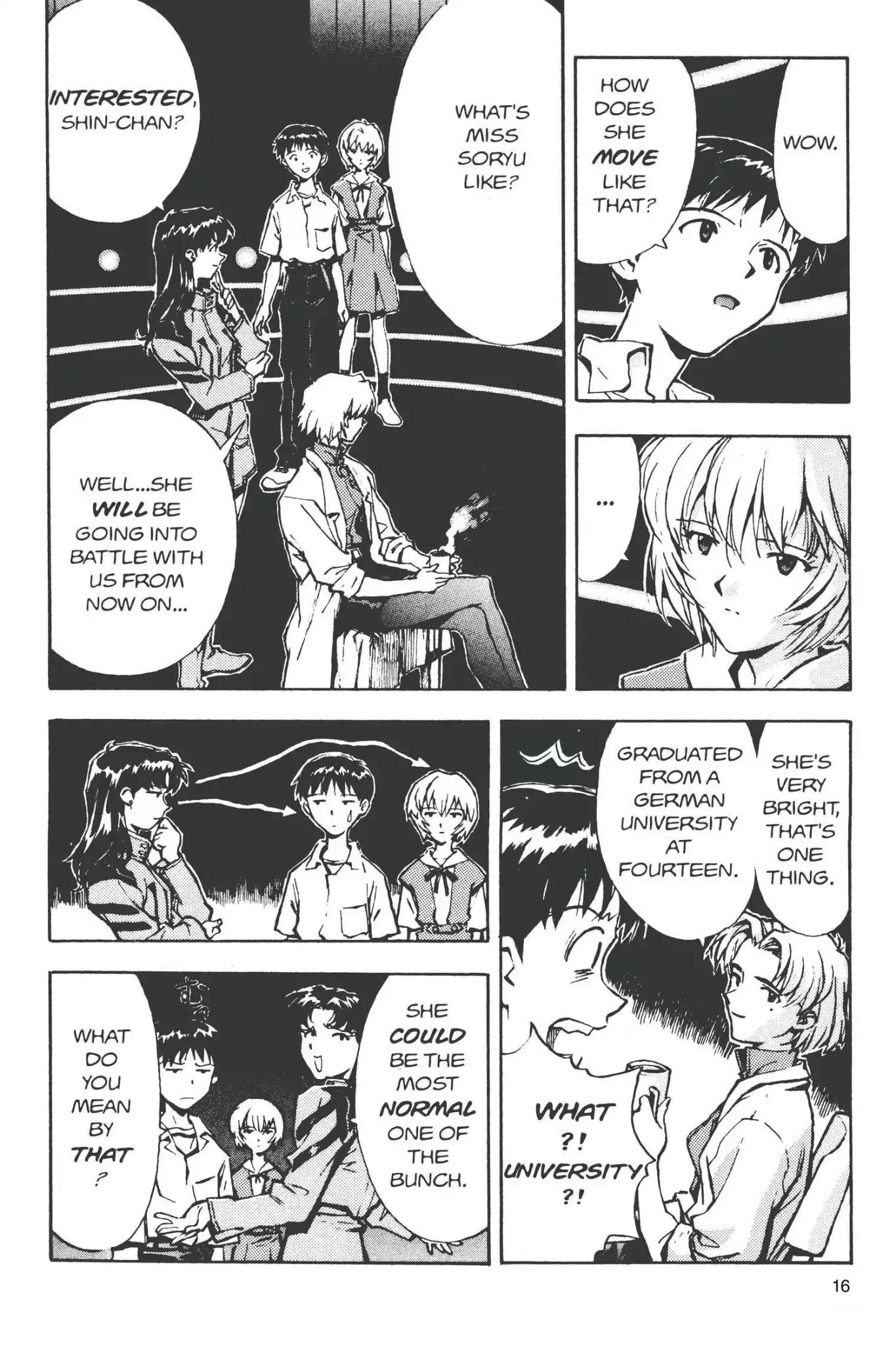 Shinseiki Evangelion Chapter 20 page 20 - Chapter 20: Vol.2 Stage 20: Asuka Comes to Japan