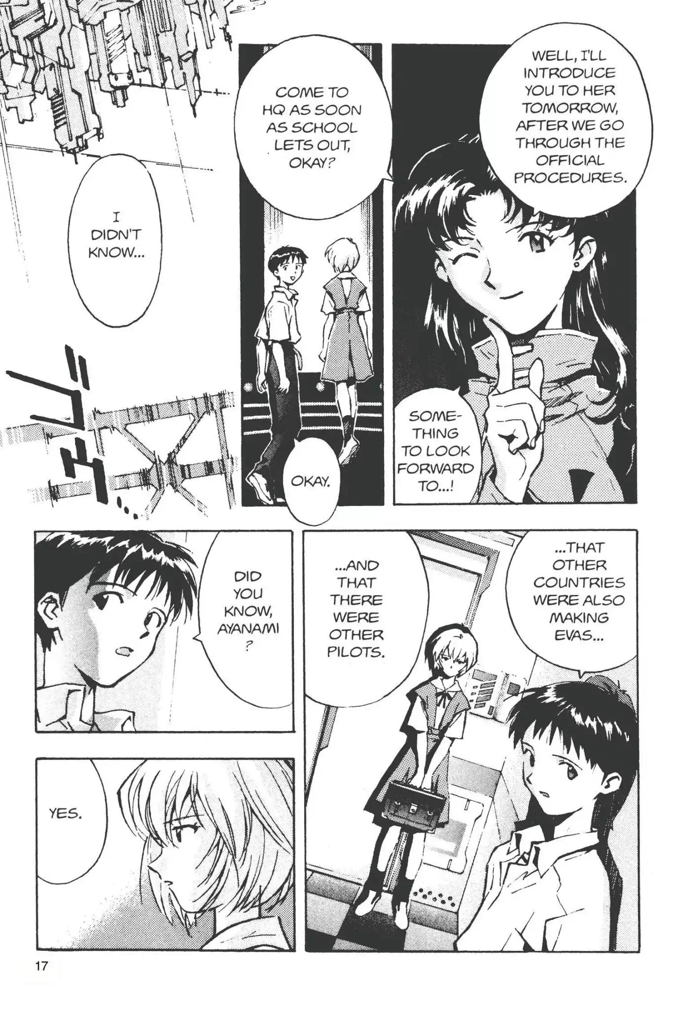 Shinseiki Evangelion Chapter 20 page 21 - Chapter 20: Vol.2 Stage 20: Asuka Comes to Japan