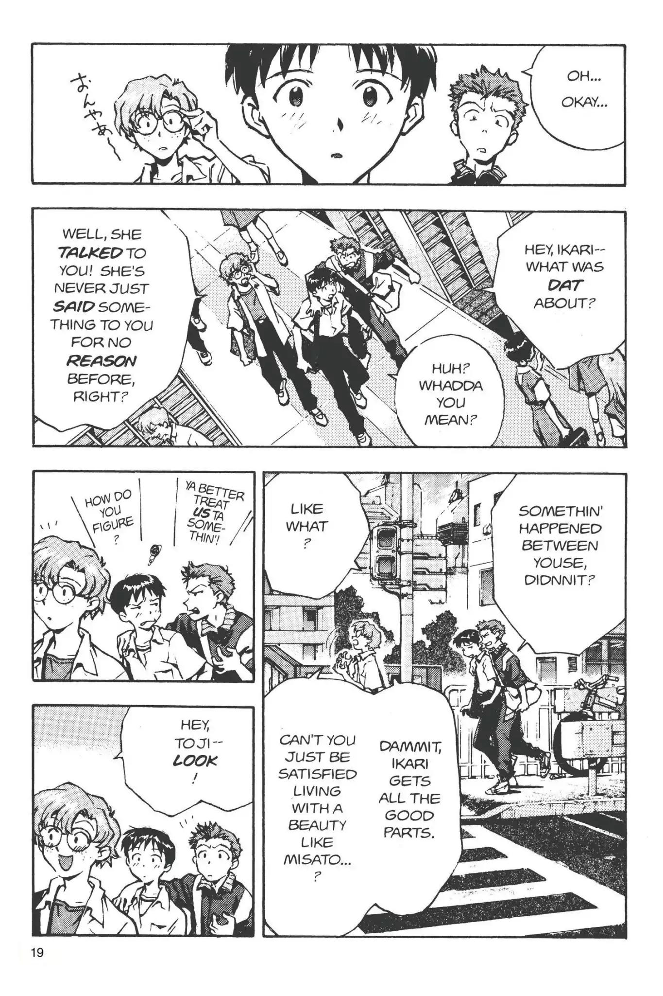 Shinseiki Evangelion Chapter 20 page 23 - Chapter 20: Vol.2 Stage 20: Asuka Comes to Japan