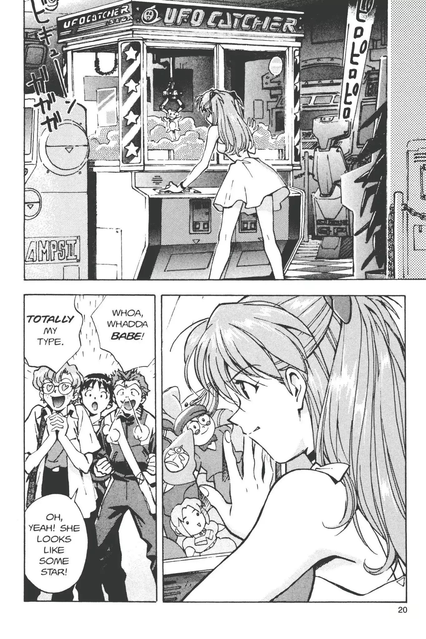 Shinseiki Evangelion Chapter 20 page 24 - Chapter 20: Vol.2 Stage 20: Asuka Comes to Japan