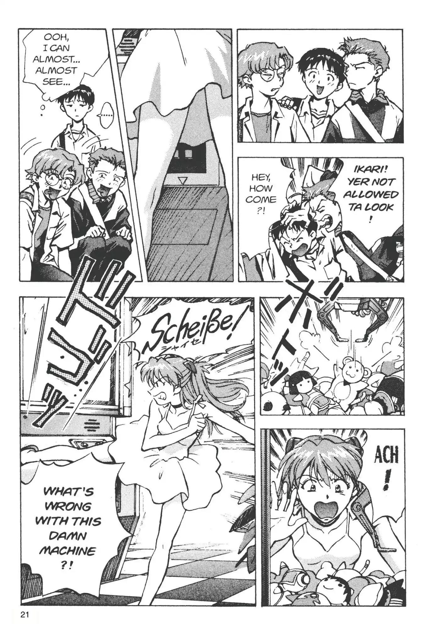 Shinseiki Evangelion Chapter 20 page 25 - Chapter 20: Vol.2 Stage 20: Asuka Comes to Japan