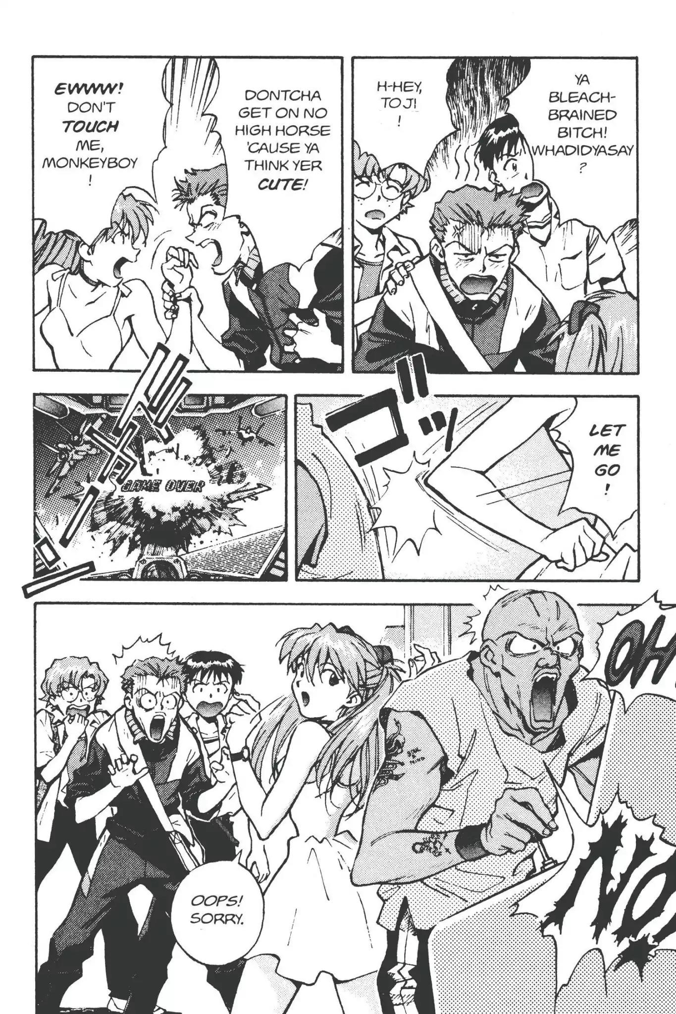 Shinseiki Evangelion Chapter 20 page 28 - Chapter 20: Vol.2 Stage 20: Asuka Comes to Japan