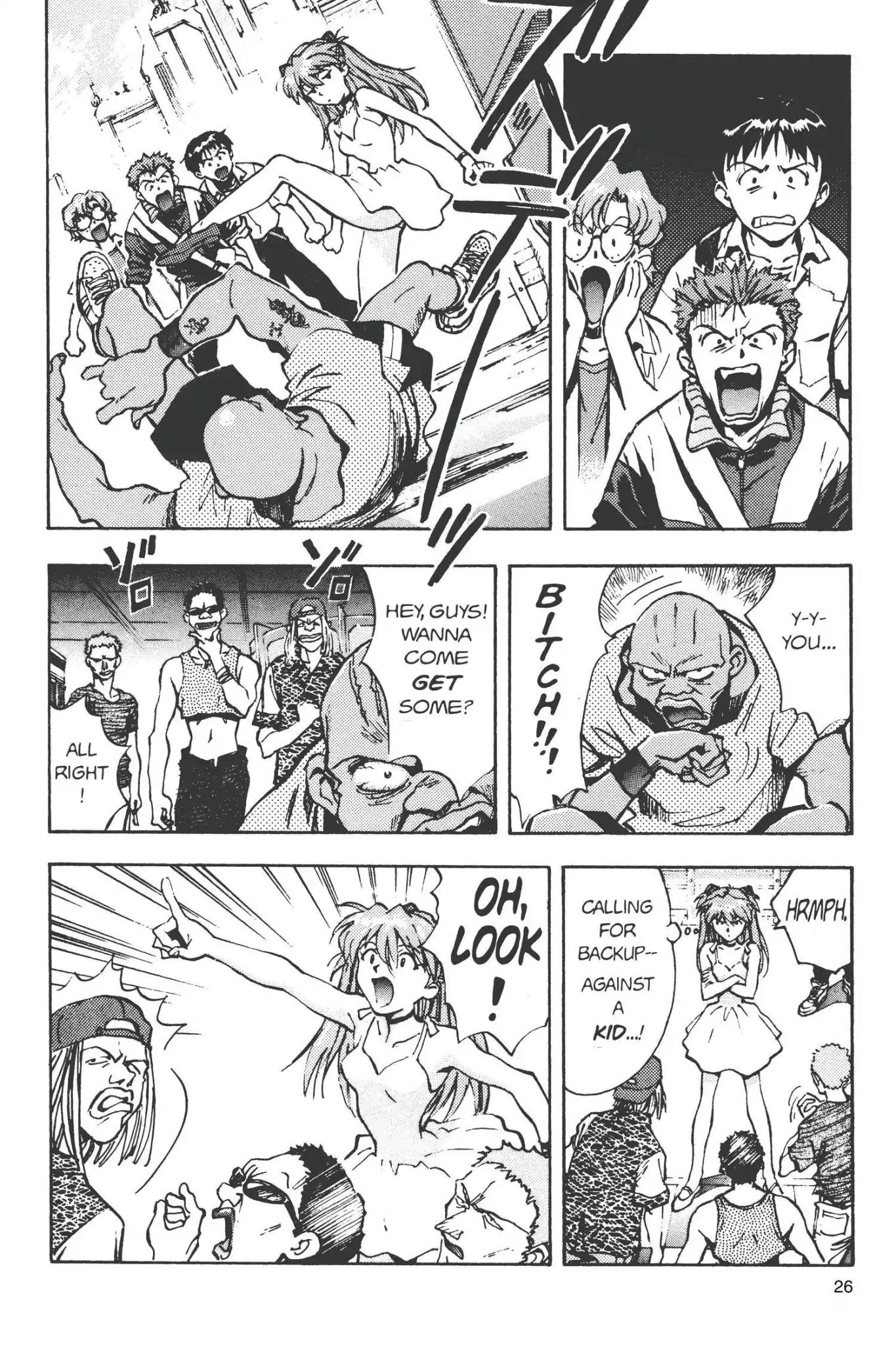 Shinseiki Evangelion Chapter 20 page 30 - Chapter 20: Vol.2 Stage 20: Asuka Comes to Japan