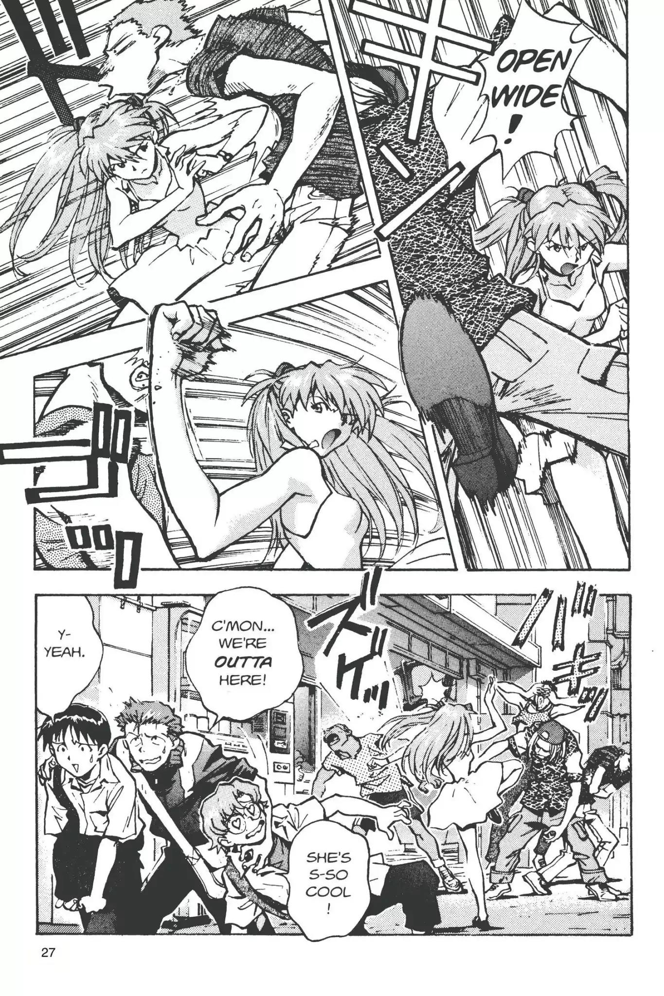Shinseiki Evangelion Chapter 20 page 31 - Chapter 20: Vol.2 Stage 20: Asuka Comes to Japan