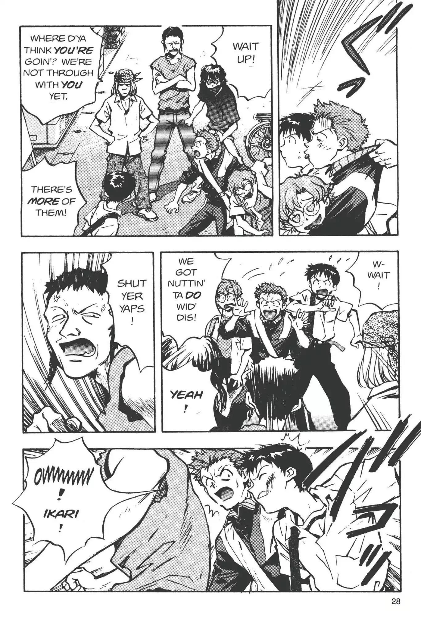 Shinseiki Evangelion Chapter 20 page 32 - Chapter 20: Vol.2 Stage 20: Asuka Comes to Japan