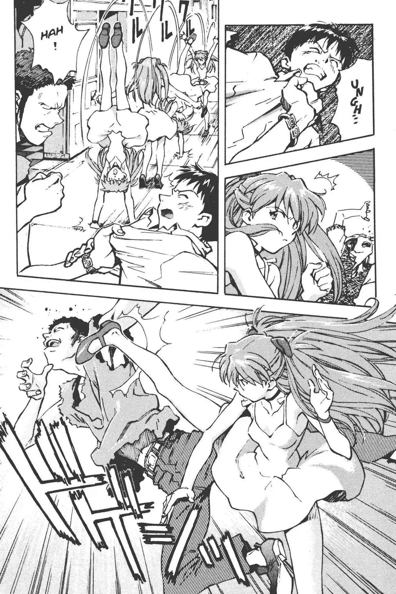 Shinseiki Evangelion Chapter 20 page 33 - Chapter 20: Vol.2 Stage 20: Asuka Comes to Japan