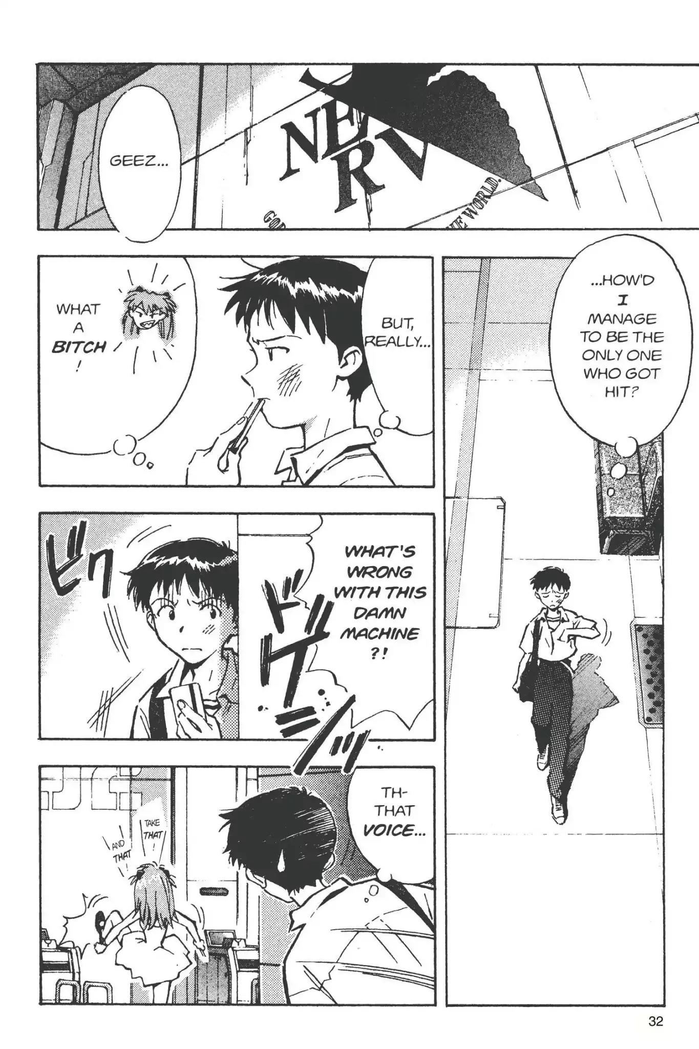 Shinseiki Evangelion Chapter 20 page 36 - Chapter 20: Vol.2 Stage 20: Asuka Comes to Japan