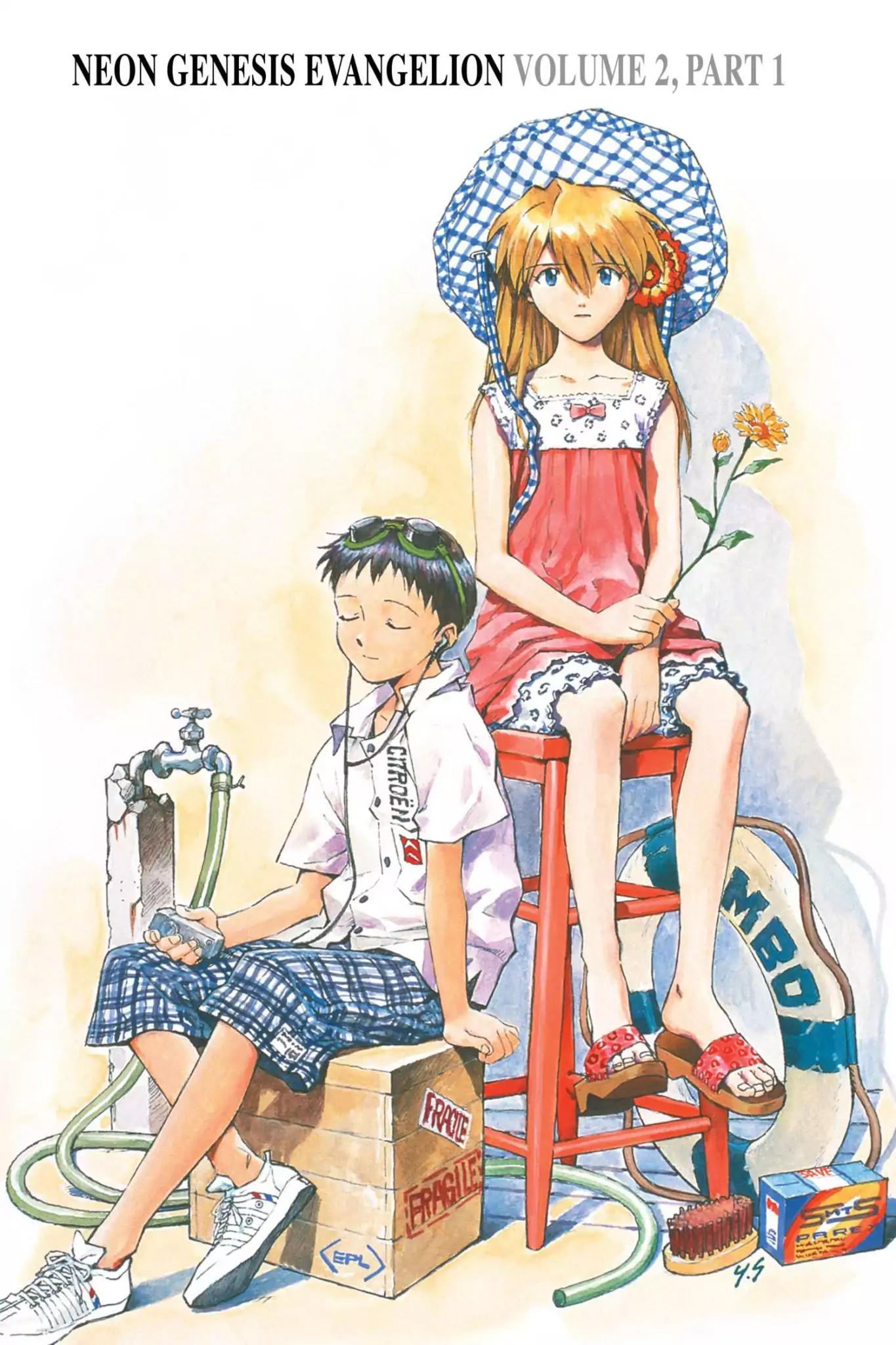 Shinseiki Evangelion Chapter 20 page 6 - Chapter 20: Vol.2 Stage 20: Asuka Comes to Japan